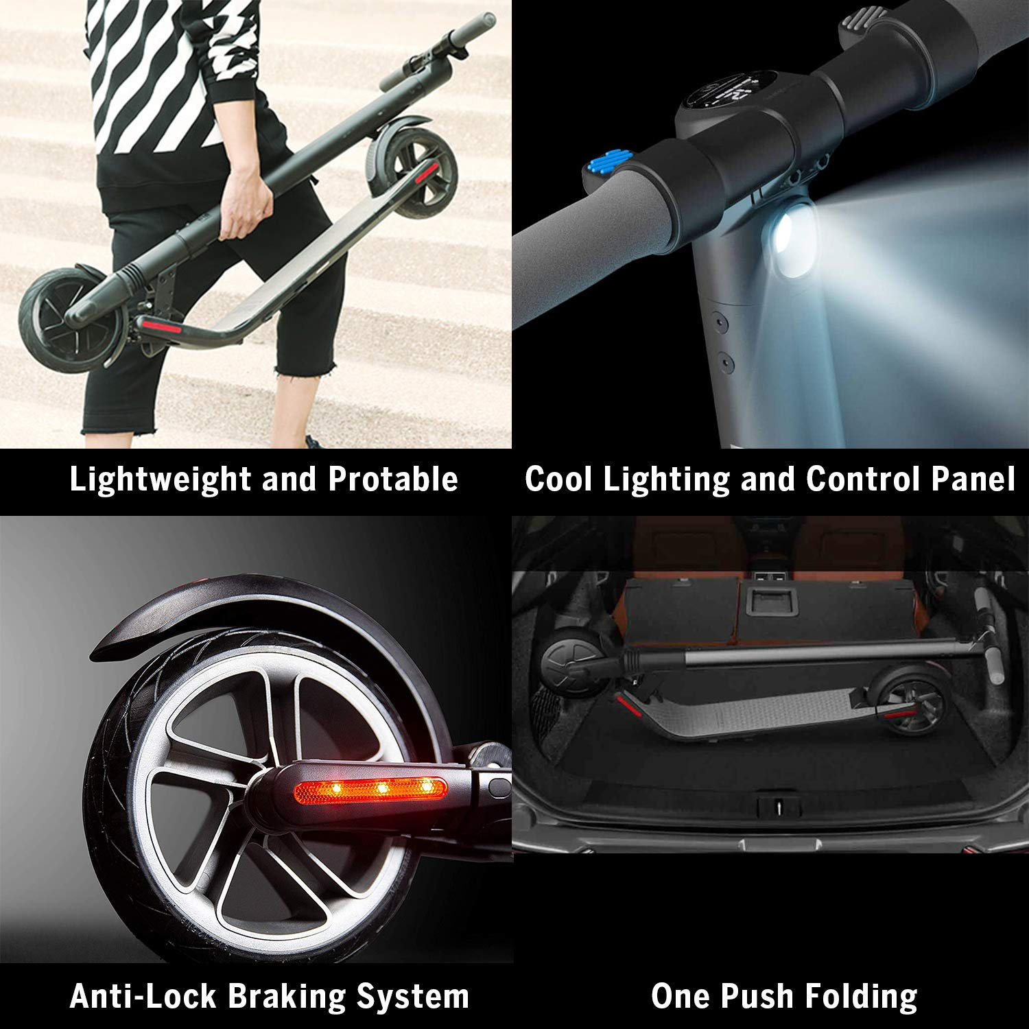 【Sports&Outdoors】Segway Ninebot ES4 Electric Kick Scooter- 800W Motor, 28 Miles Range & 19MPH