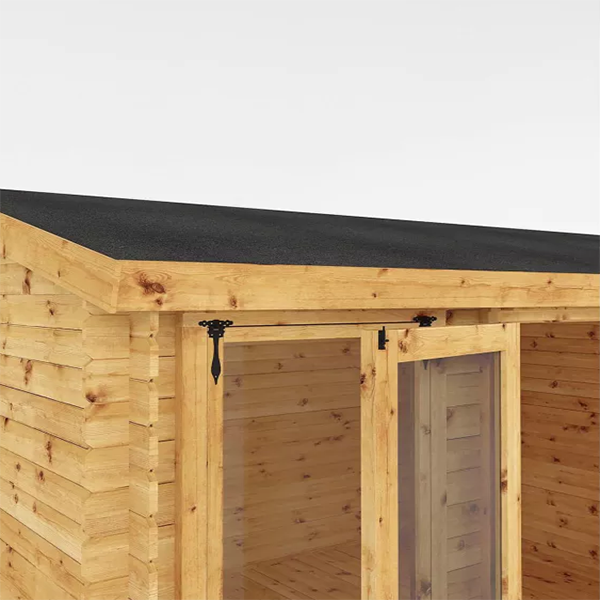 【Home&Garden】Mercia 4M x 3m Grizedale Log Cabin -- 19mm