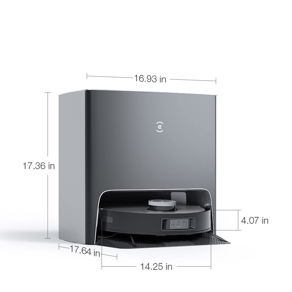 【Appliances】Robot Vacuum & Mop Combo with Auto-Cleaning Station, 5000Pa, Upgraded Laser Navigation