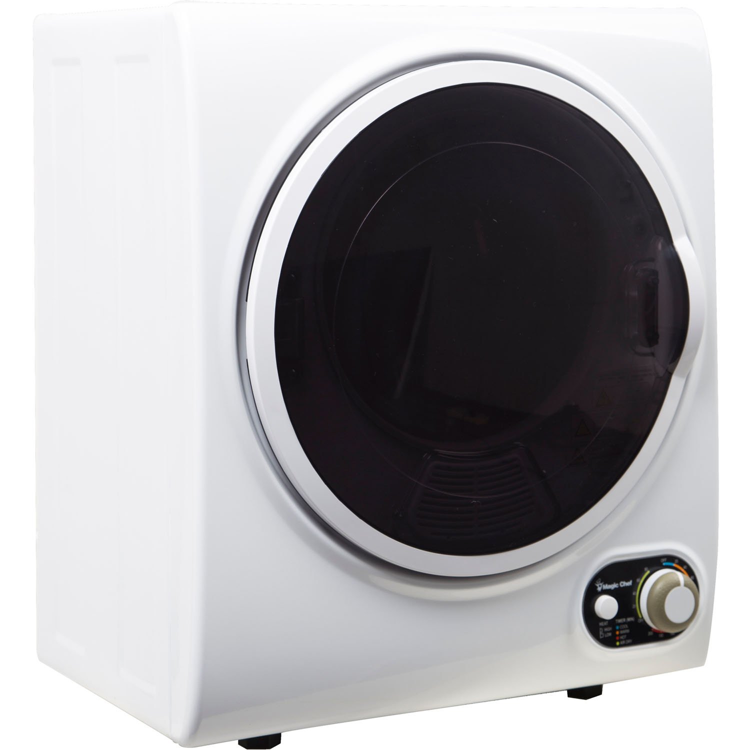 【Appliances】Magic Chef Compact Electric White MCSDRY15W 1.5 cu. ft. Laundry Dryer