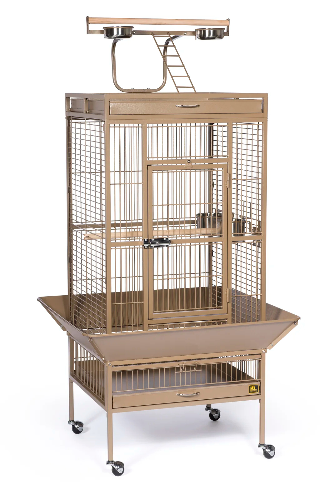 【Pet】Bremer Steel Play Top Floor Bird Cage with Wheels