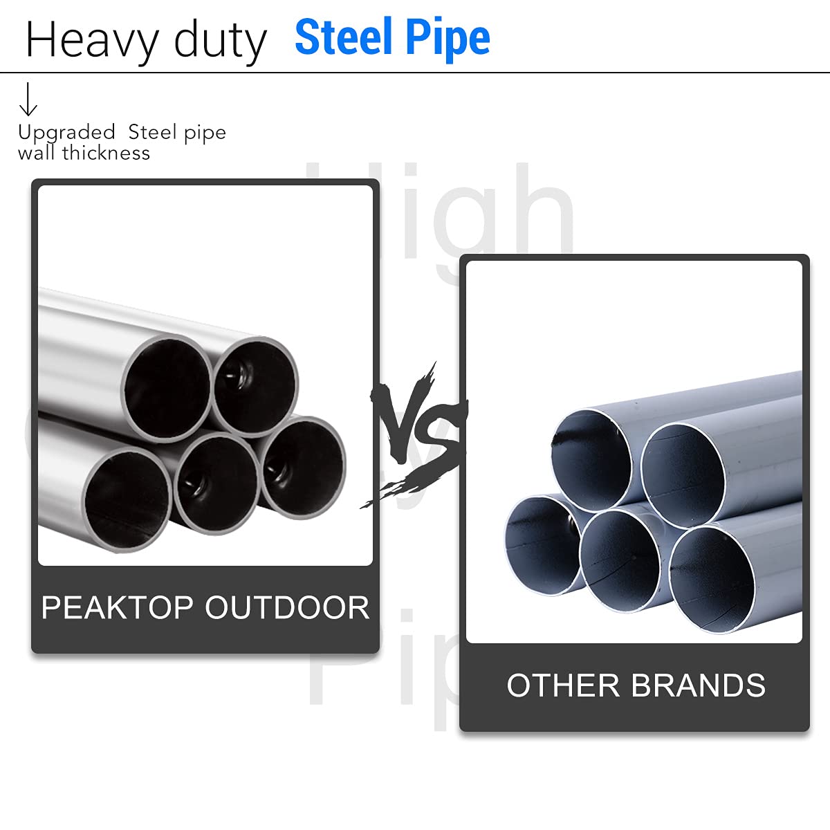 【Home&Garden】12x20 ft Upgraded Heavy Duty Carport with Removable Sidewalls, Portable Car Canopy, Garage Tent