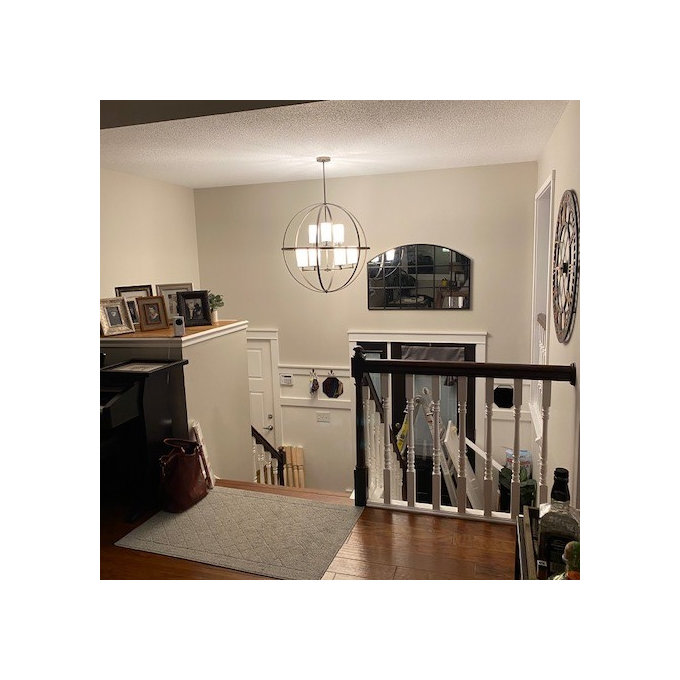 【Home Improvement】Kaxton Window Pane Metal Mirror