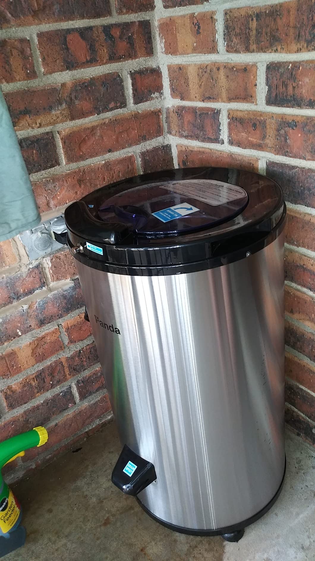 【Appliances】Panda 3200 rpm Portable Spin Dryer 110V/22lbs Stainless Steel