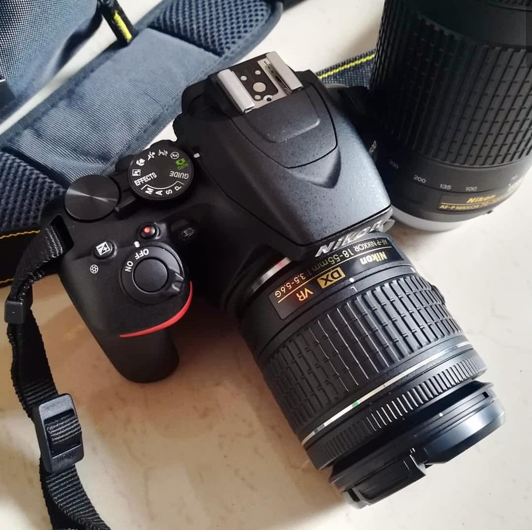 【Electronics】Nikon D3500 W/ AF-P DX NIKKOR 18-55mm f/3.5-5.6G VR Black