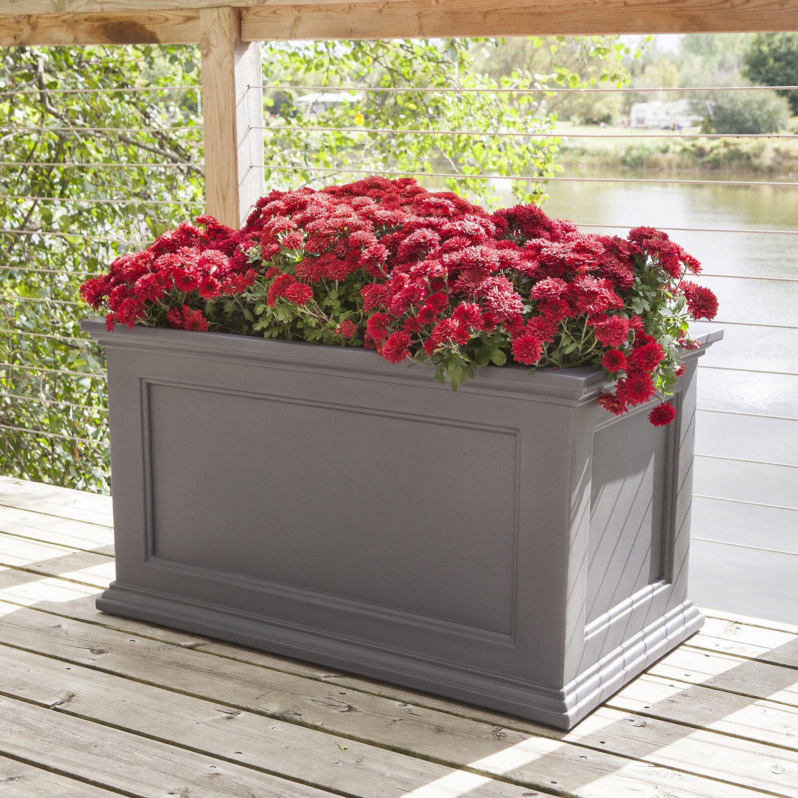 【Home&Garden】Anastasiya Self Watering Plastic Planter Box