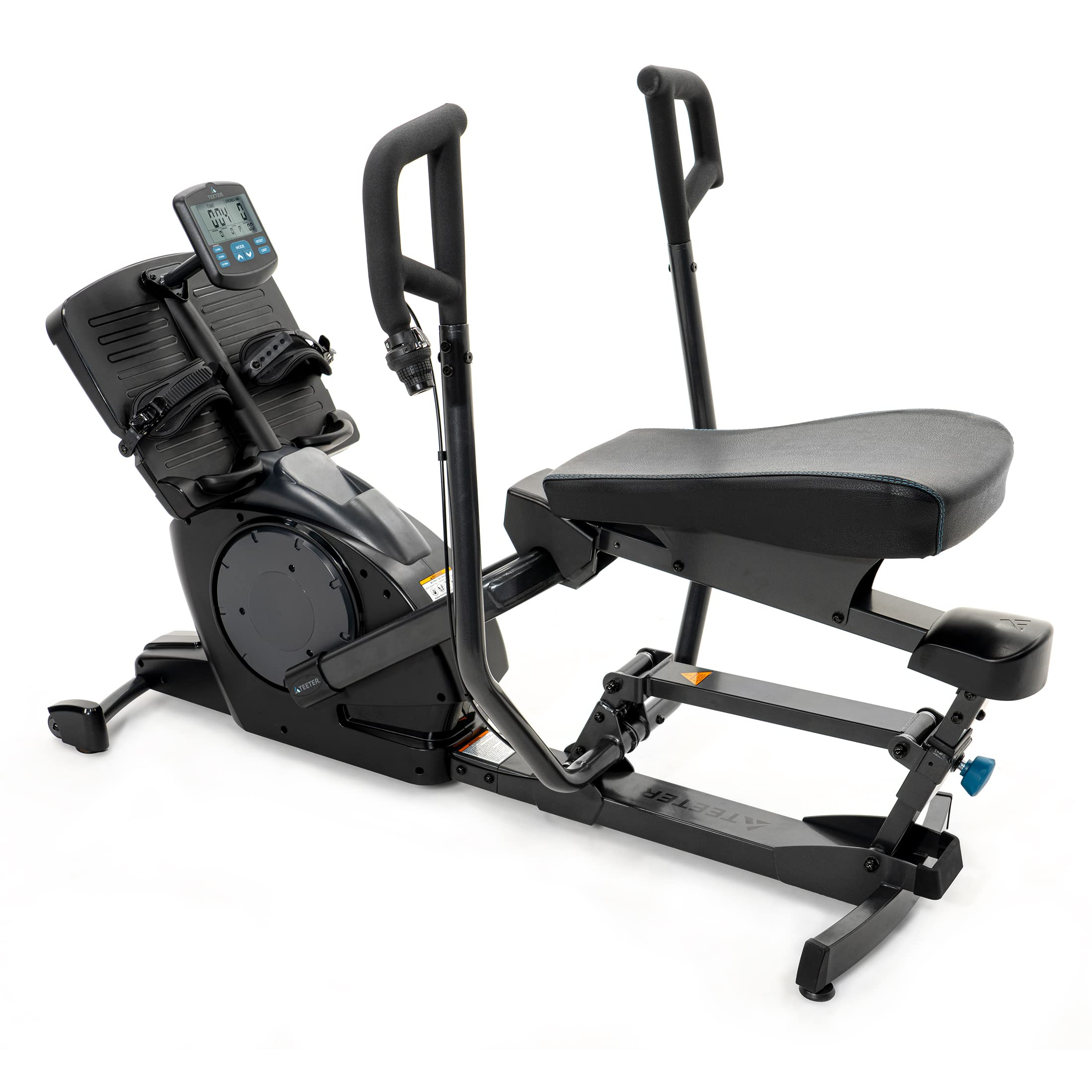 【Sports&Outdoors】Power10 Rower with 2-Way Magnetic Resistance Elliptical Motion – Indoor Rowing Machine w/Bluetooth HRM