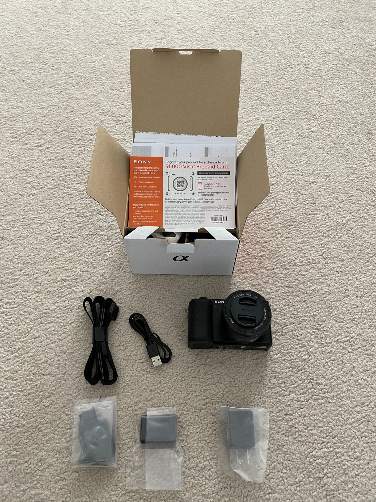 Sony Alpha ZV-E10 APS-C Mirrorless Interchangeable Lens Vlog Camera + Content Creator kit 