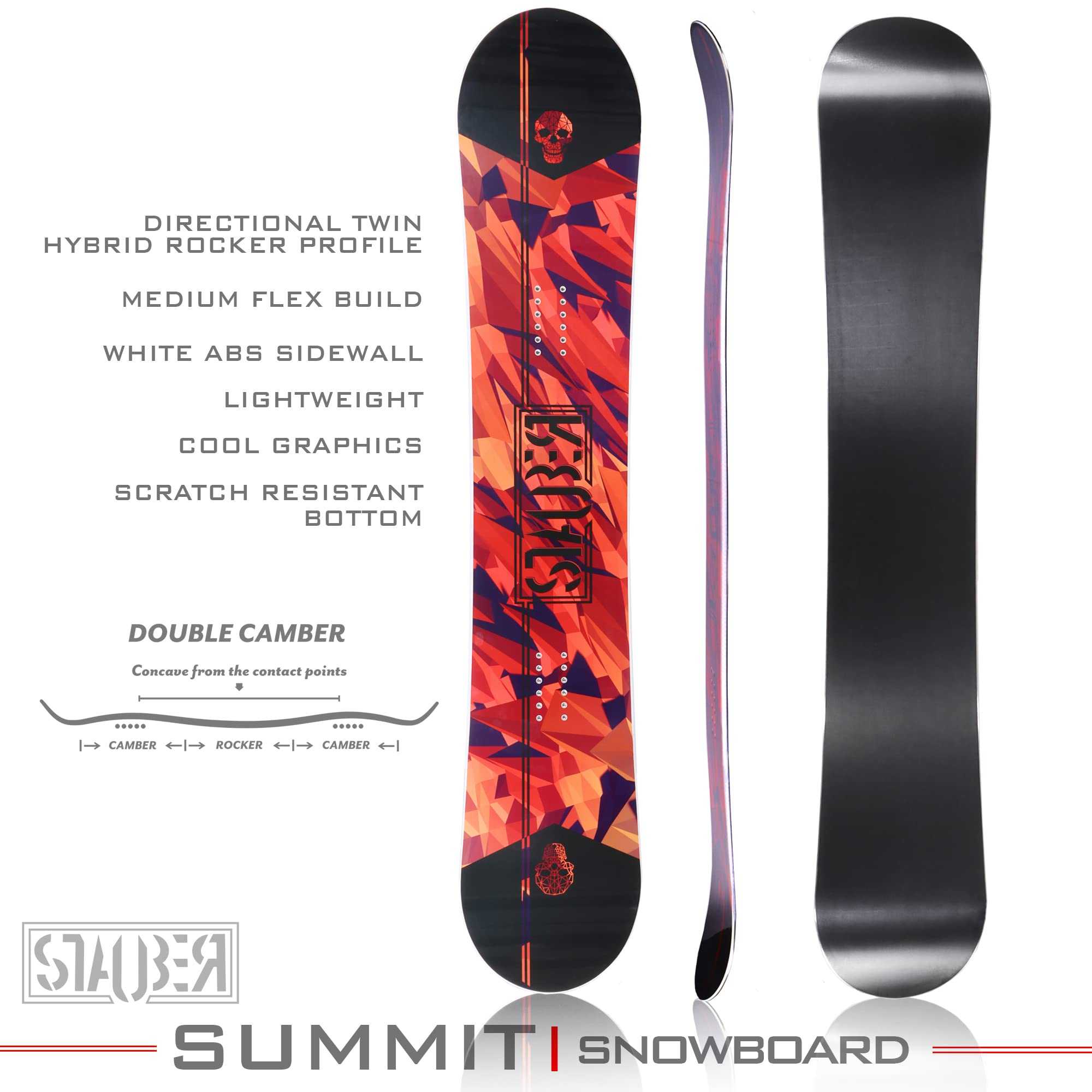 【Sports&Outdoors】Summit Snowboard & Binding Package Size - Best All-Terrain, Twin Directional