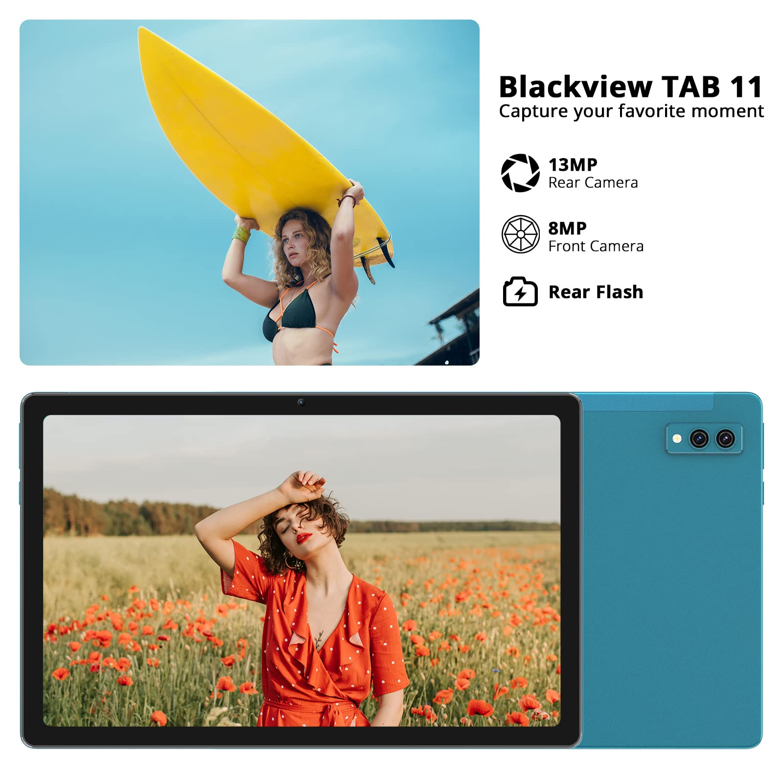 【Electronics】Gaming Tablet, Android Tablet with 8GB+128GB, 10.36