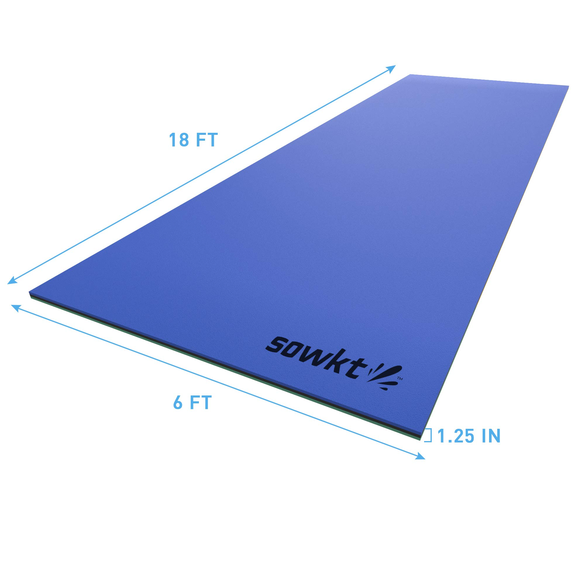 【Sports&Outdoors】Premium Floating Mat for Lakes and Pools - Extra Large (18 x 6 feet) Water Mat Floating Dock