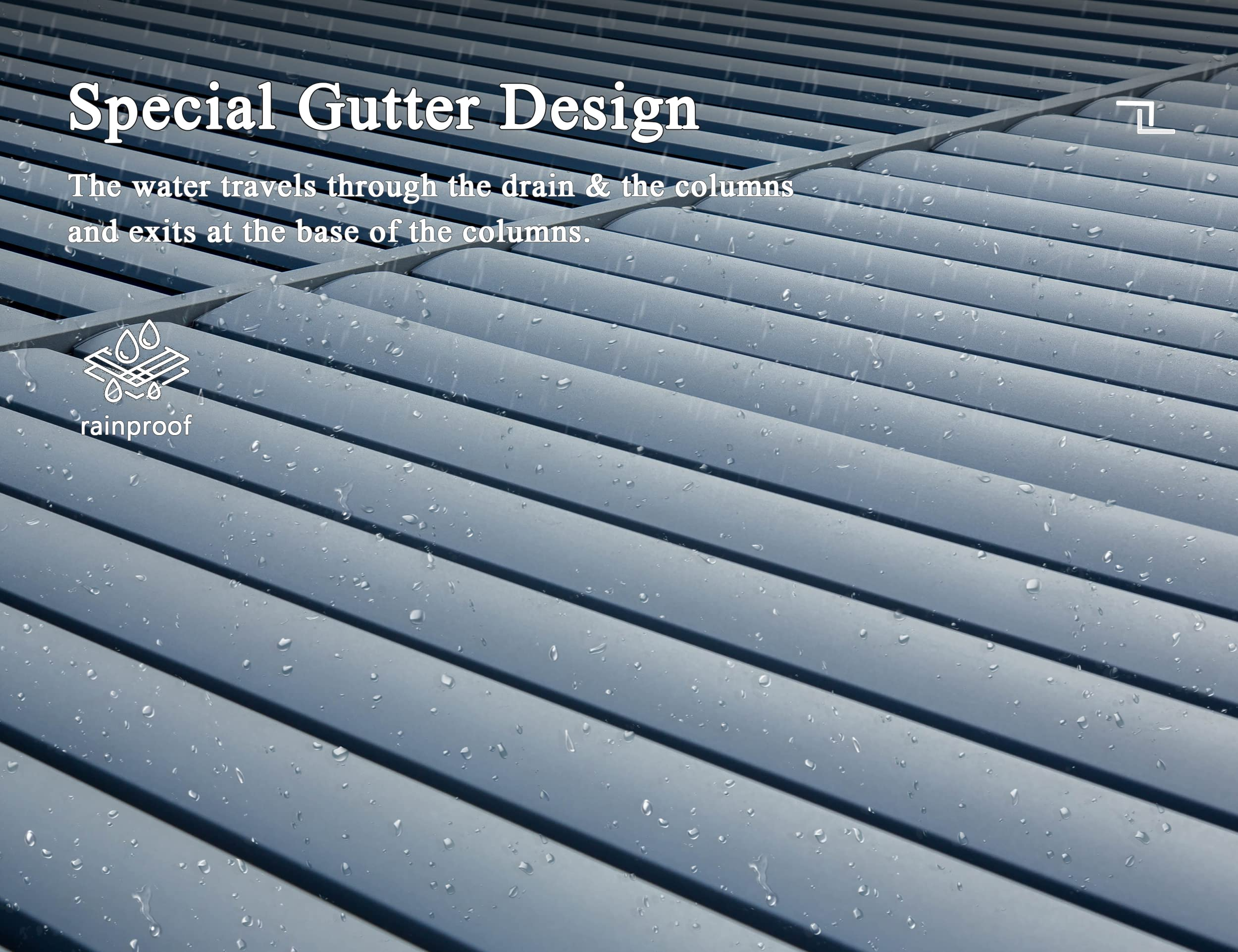 【Home&Garden】12'x16' with Adjustable Aluminum Roof, Grill Gazebo for Patios, Aluminum Frame