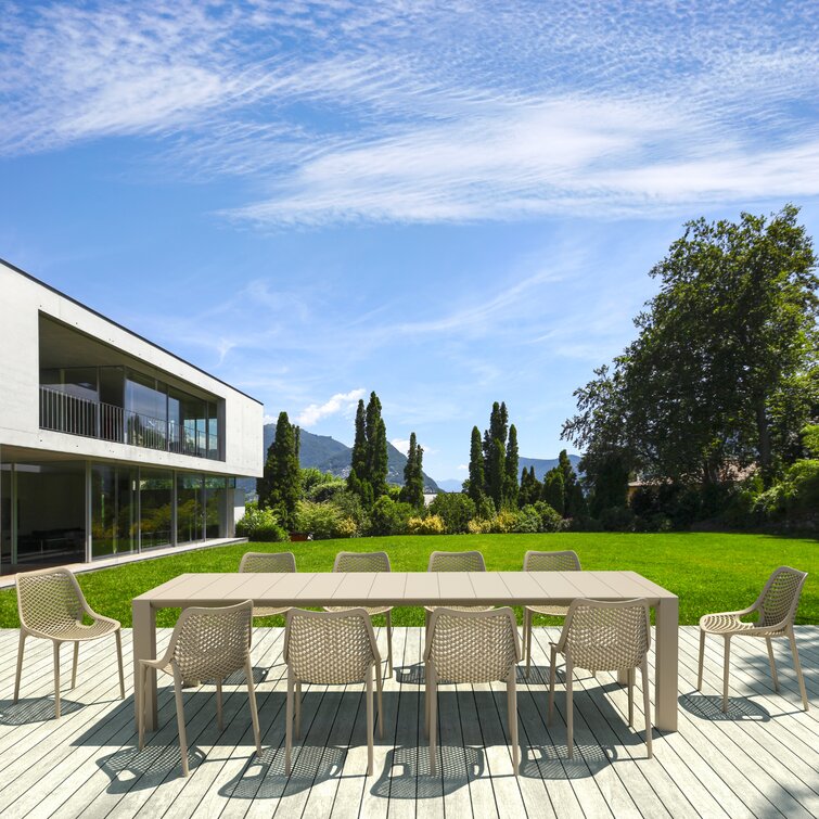 【Furniture】Asuna Rectangular 10 - Person Outdoor Dining Set