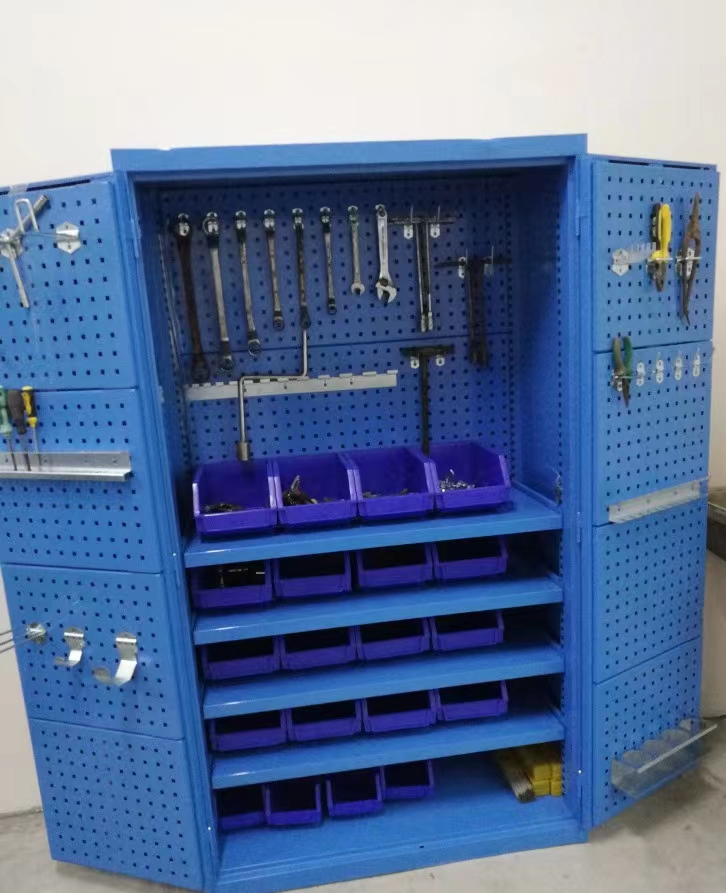 Heavy tool cabinet Leather cabinet double door Intelligent hardware tool cabinet storage cabinet