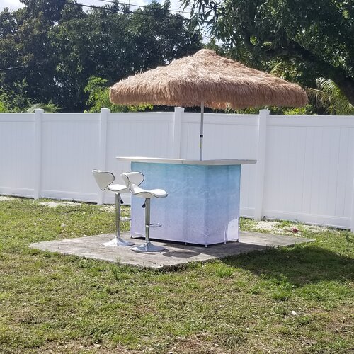 【Home&Garden】Waller Tiki Bar Set
