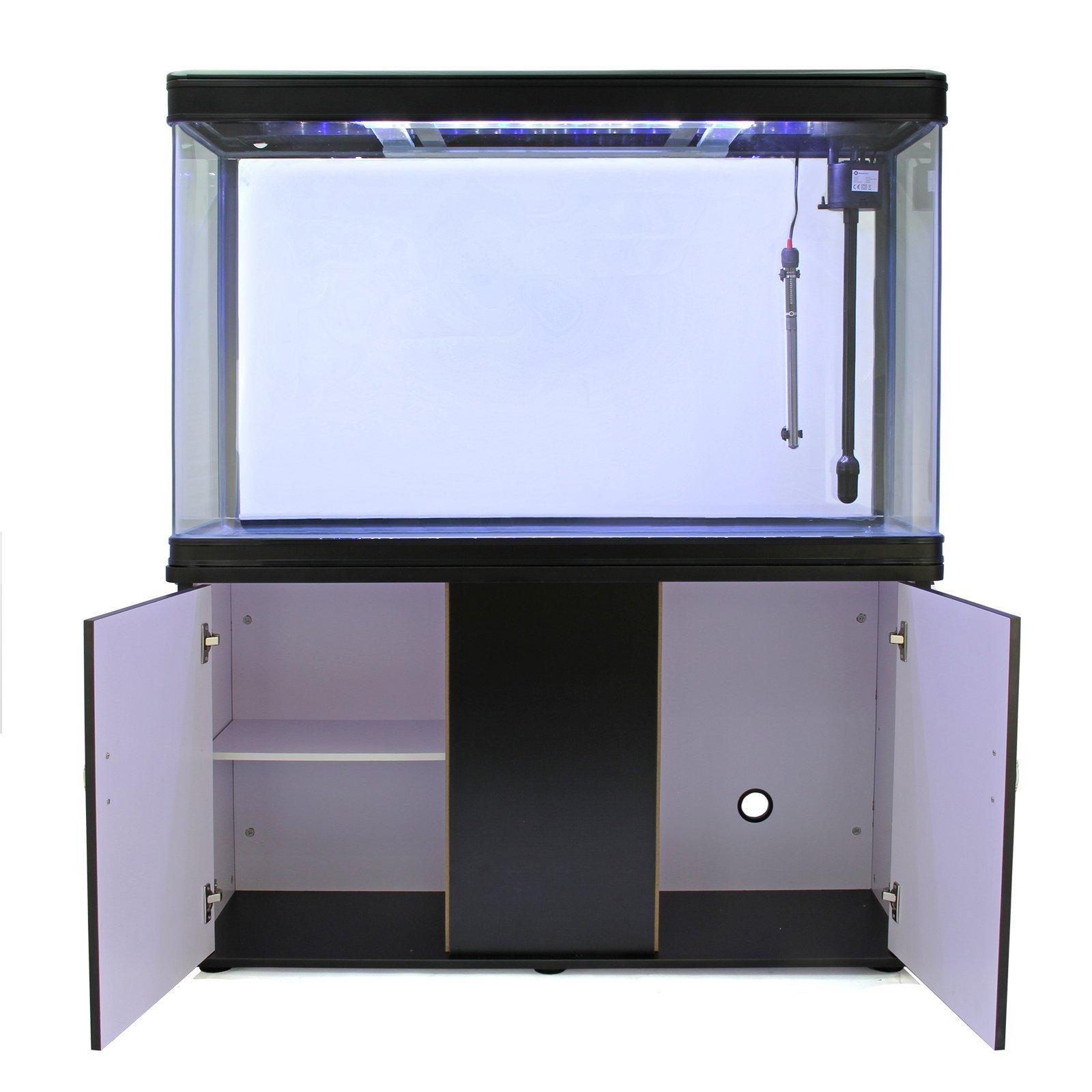 Large Fish Tank Aquarium 4ft 300L Marine Tropical Salt Water Freshwater & Complete Starter Kit
