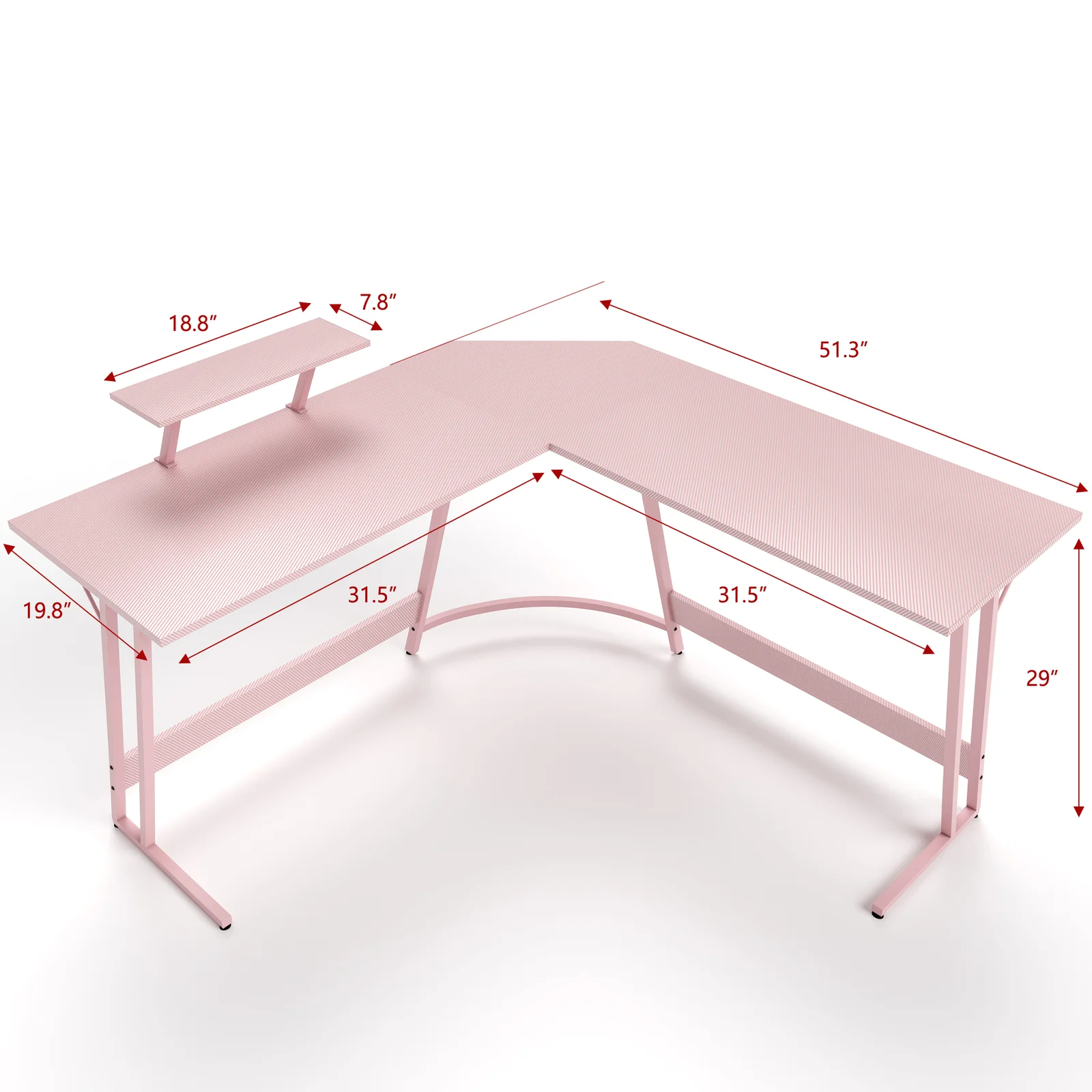 【Furniture】Sherri L- Shaped Gaming Desk