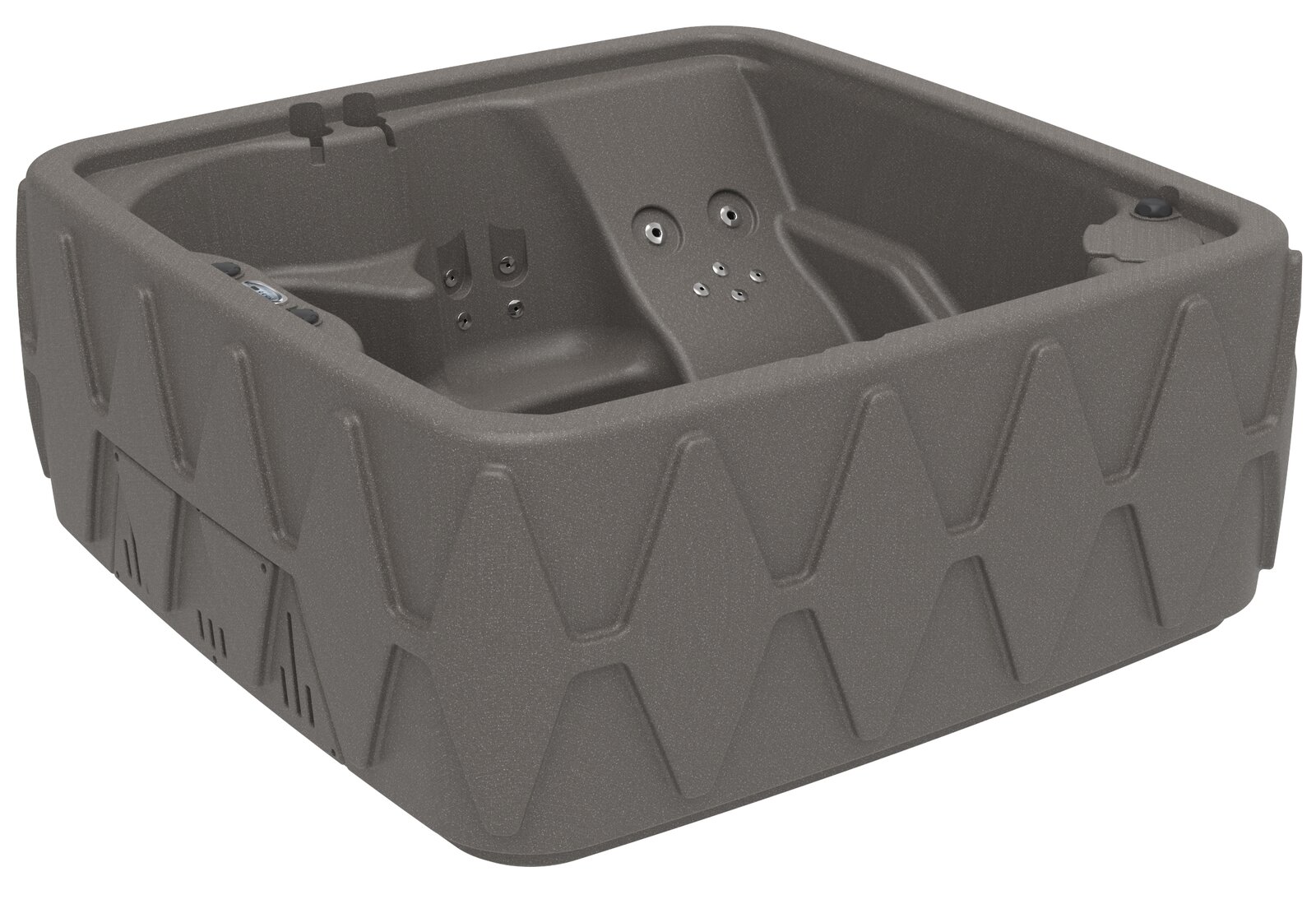 【Sports&Outdoors】Aquarest Spas, 5 - Person 29 - Jet Square Plug And Play Hot Tub with Ozonator