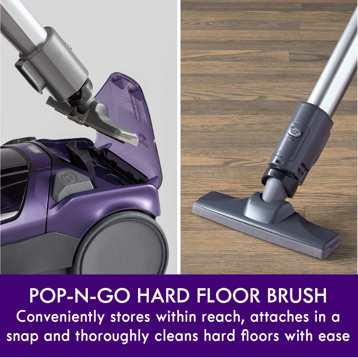 【Appliances】Canister Vacuum Cleaner 2-Motor Power Suction with Pet PowerMate & Cleaning Tools