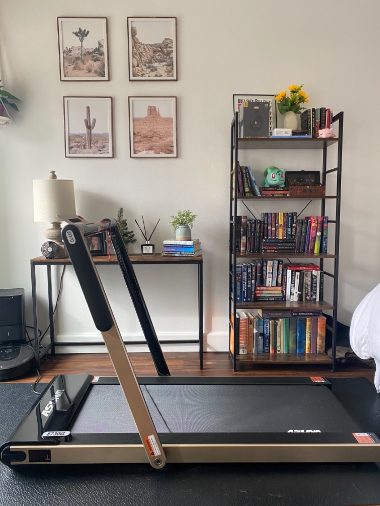 【Sports&Outdoors】ASUNA Premium Slim Folding Treadmill Running Machine with Speakers for Home Gyms