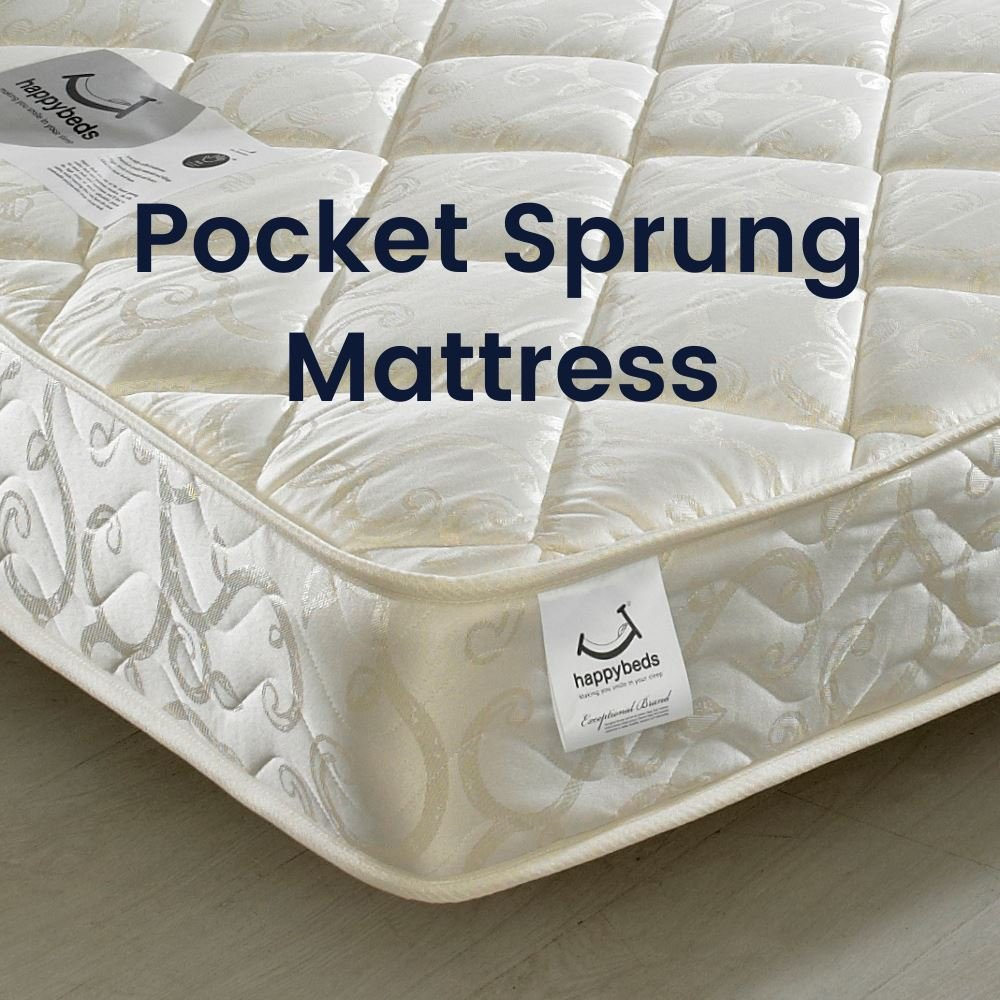 【Furniture】Wooden Kids Theme Bunk, Campervan Bunk Bed - 3ft Single with 2 Pocket Sprung Mattresses