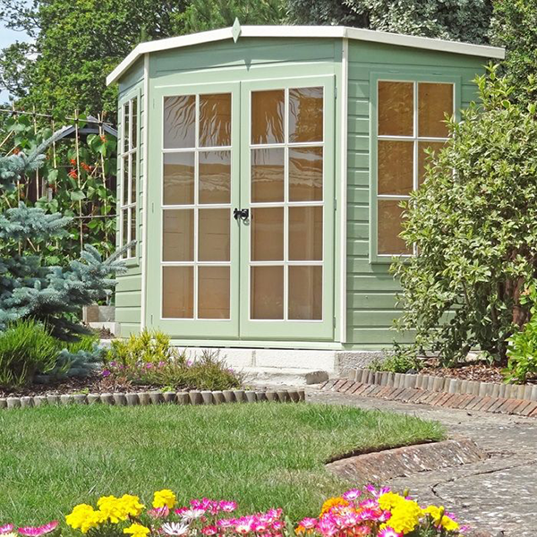 【Home&Garden】Loxley 7' x 7' Oxhill Corner Summer House