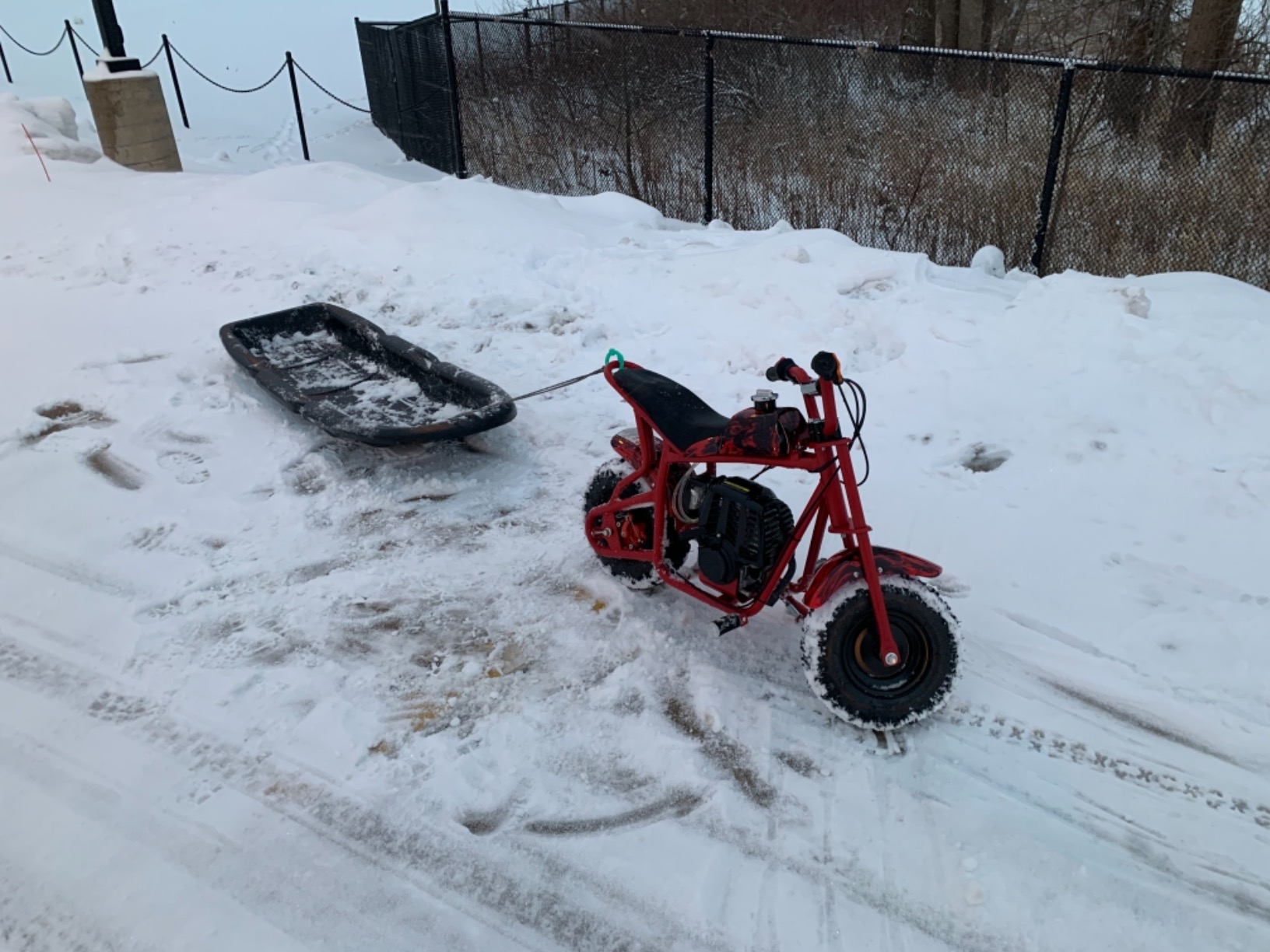 【Sports&Outdoors】FRP DB003 40CC 4-Stroke Kids Dirt Off Road Mini Dirt Bike