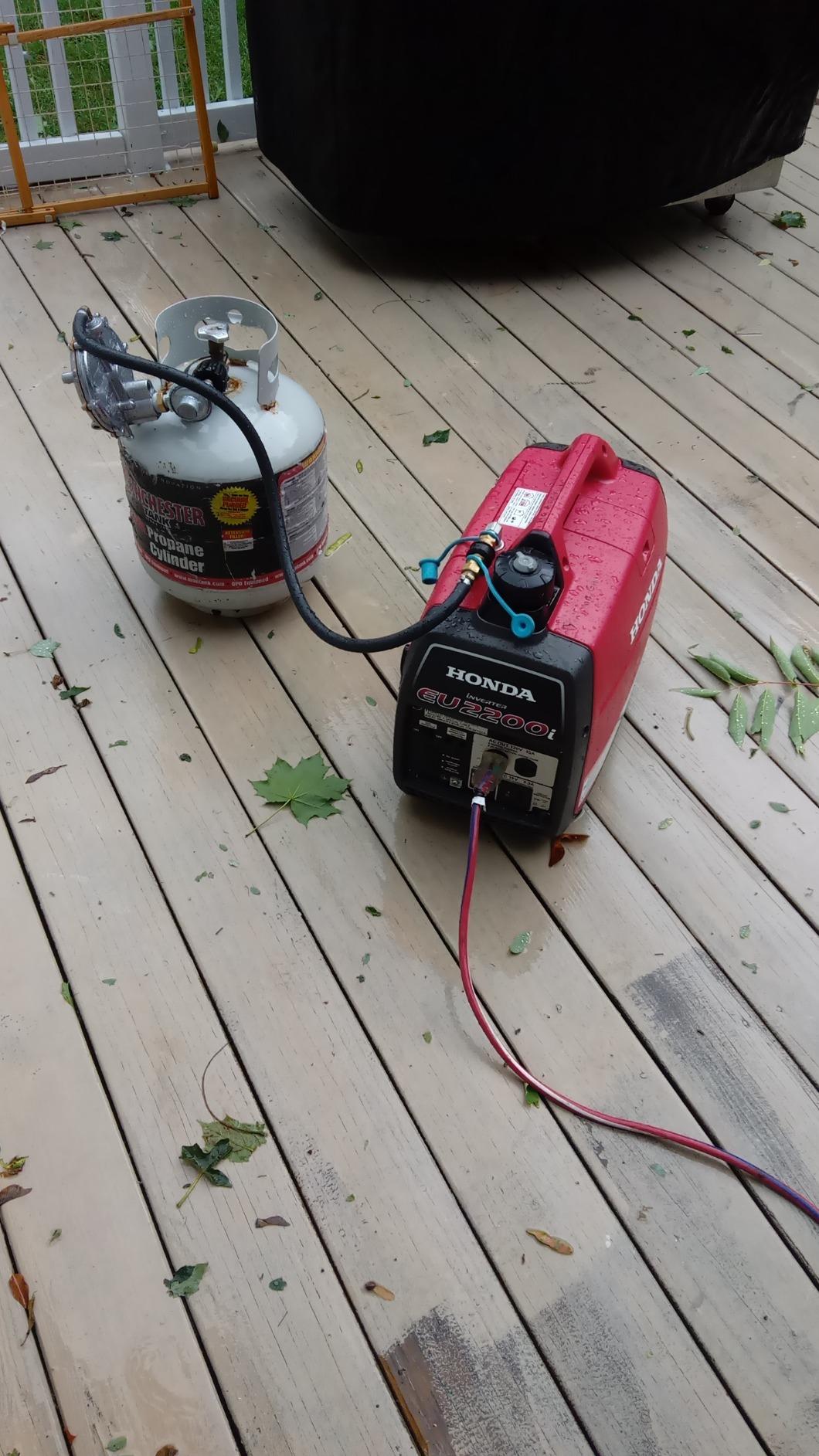 【Appliances】EU2200i 2200-Watt 120-Volt Super Quiet Portable Inverter Generator with CO-Minder - 49-State