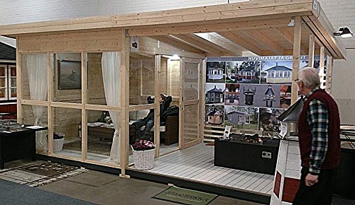 【Home&Garden】Solvalla | 172 SQF Studio Cabin Kit, Garden House