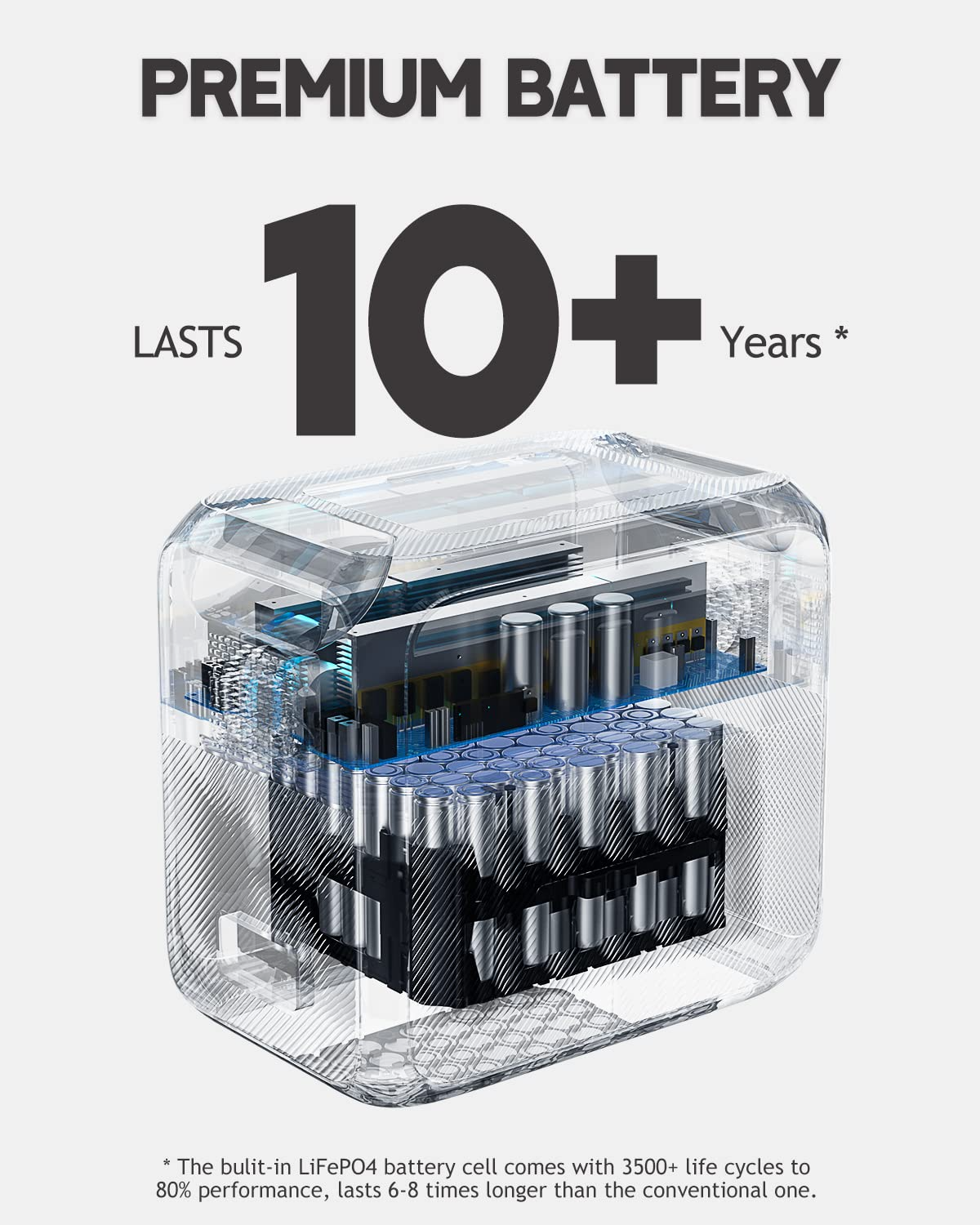 【Appliances】Portable Power Station Solar Generator with 2000Wh LiFePO4 Battery 2000W Inverter