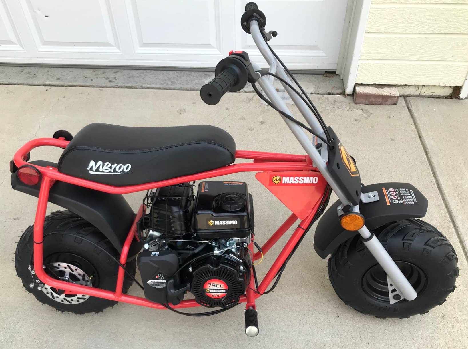 【Sports&Outdoors】M Massimo Mini Bike Off-Road Motorcycle Gas Scooter MB100-79cc