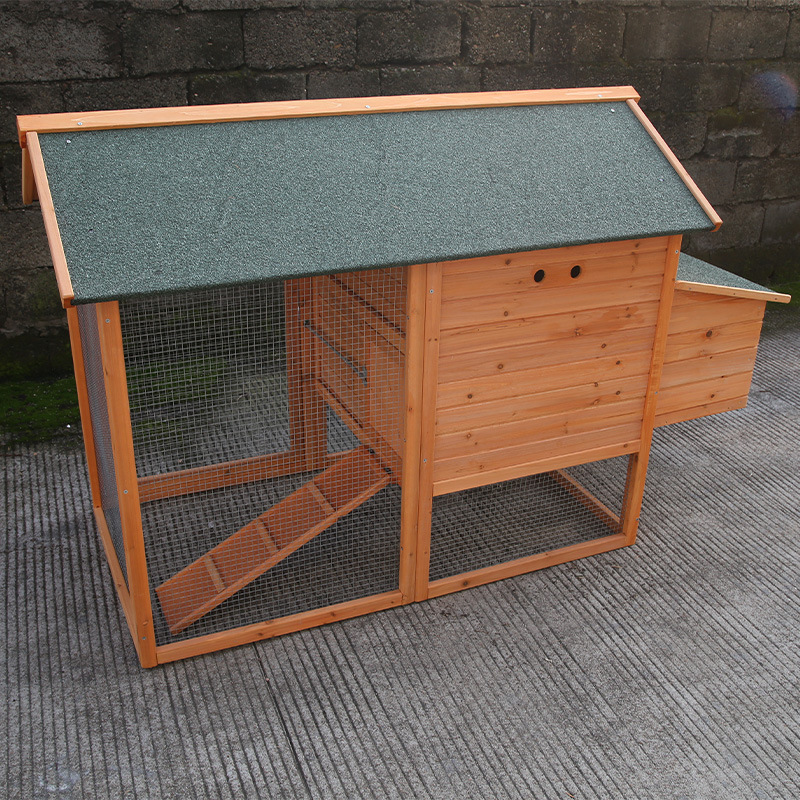 【Pet】Wholesale Outdoor Rainproof Professional Large Design Cheap Wooden Chicken Coop Hen House With Run