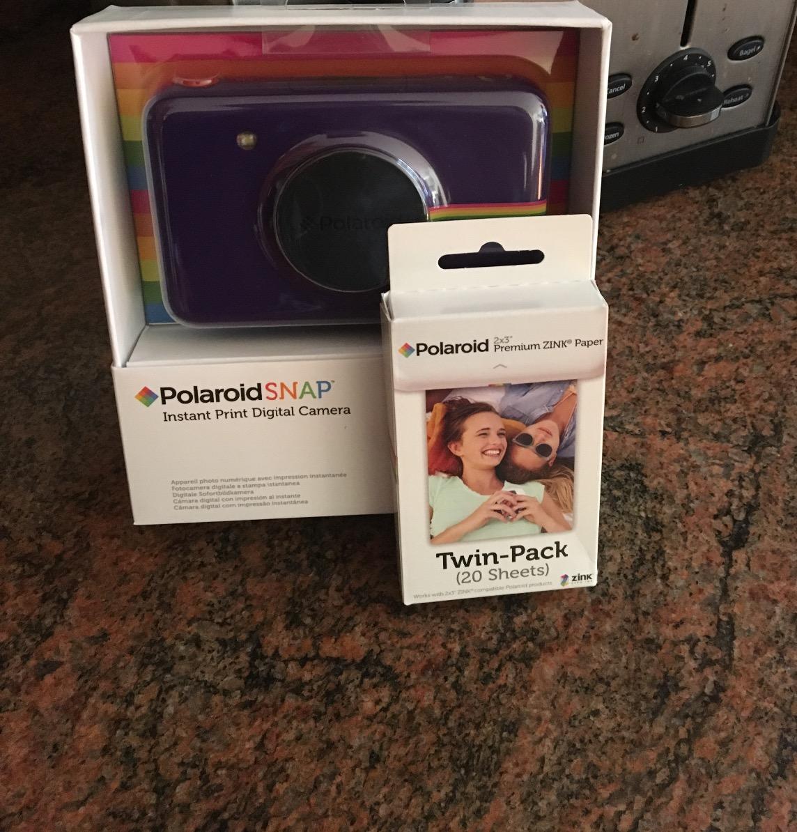 【Electronics】Zink Polaroid Snap Instant Digital Camera with ZINK Zero Ink Printing Technology