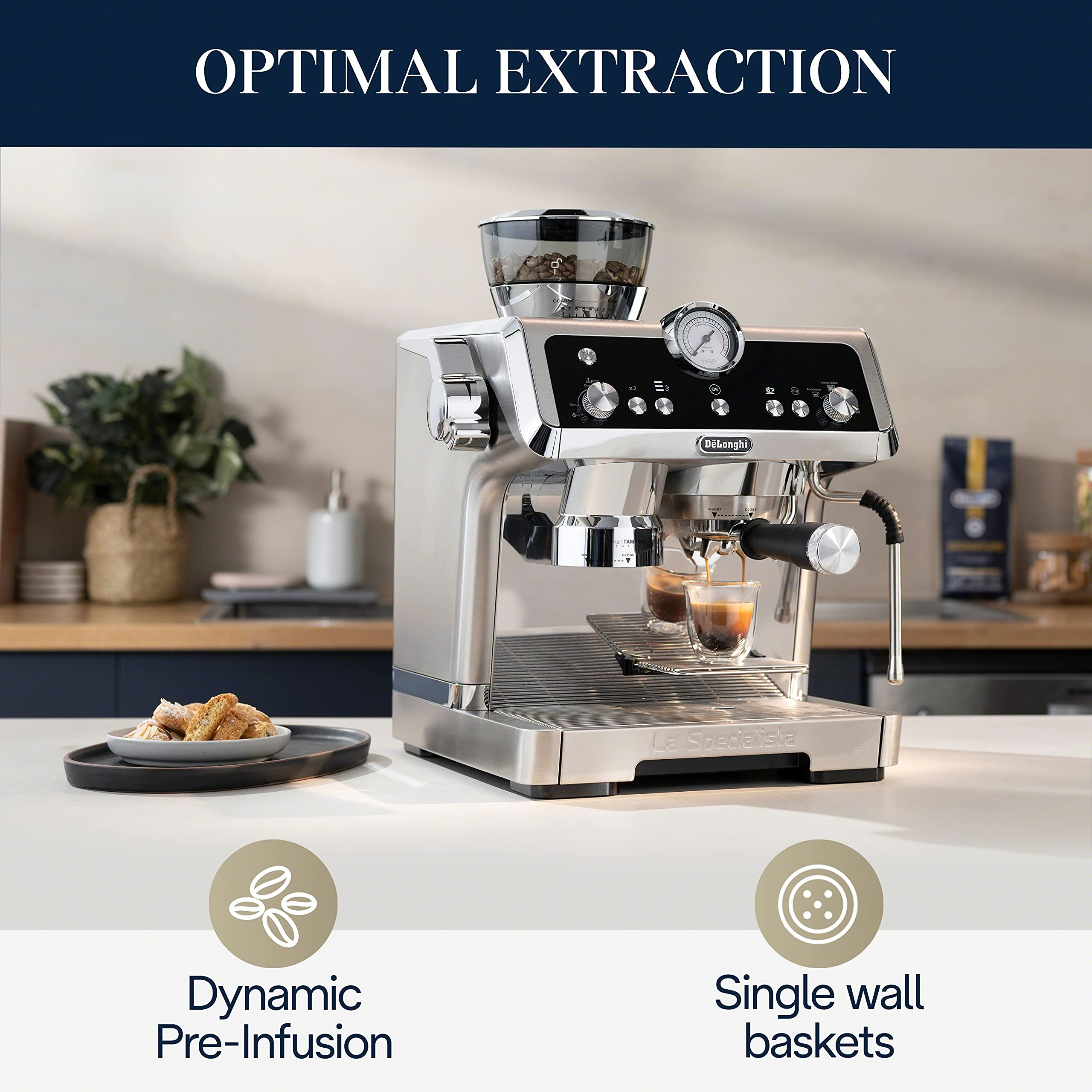 【Appliances】La Specialista Prestigio Espresso Machine, Stainless Steel