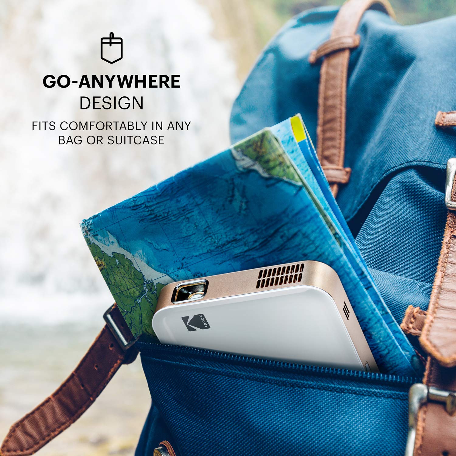 【Electronics】Luma 350 Portable Smart Projector w/ Luma App | Ultra HD Rechargeable Video Projector