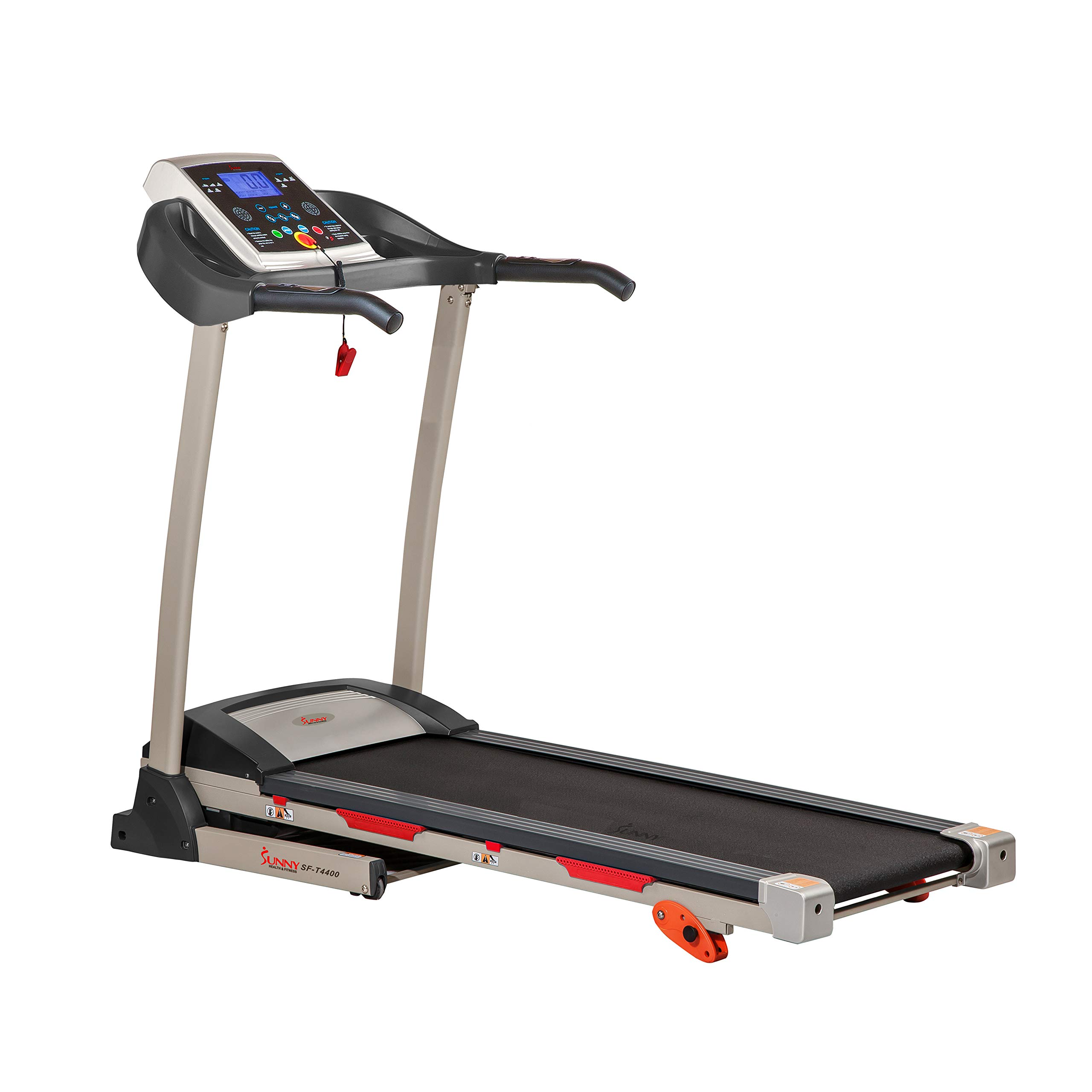 【Sports&Outdoors】Folding Incline Treadmill with Optional Exclusive SunnyFit App & Smart Bluetooth Connectivity