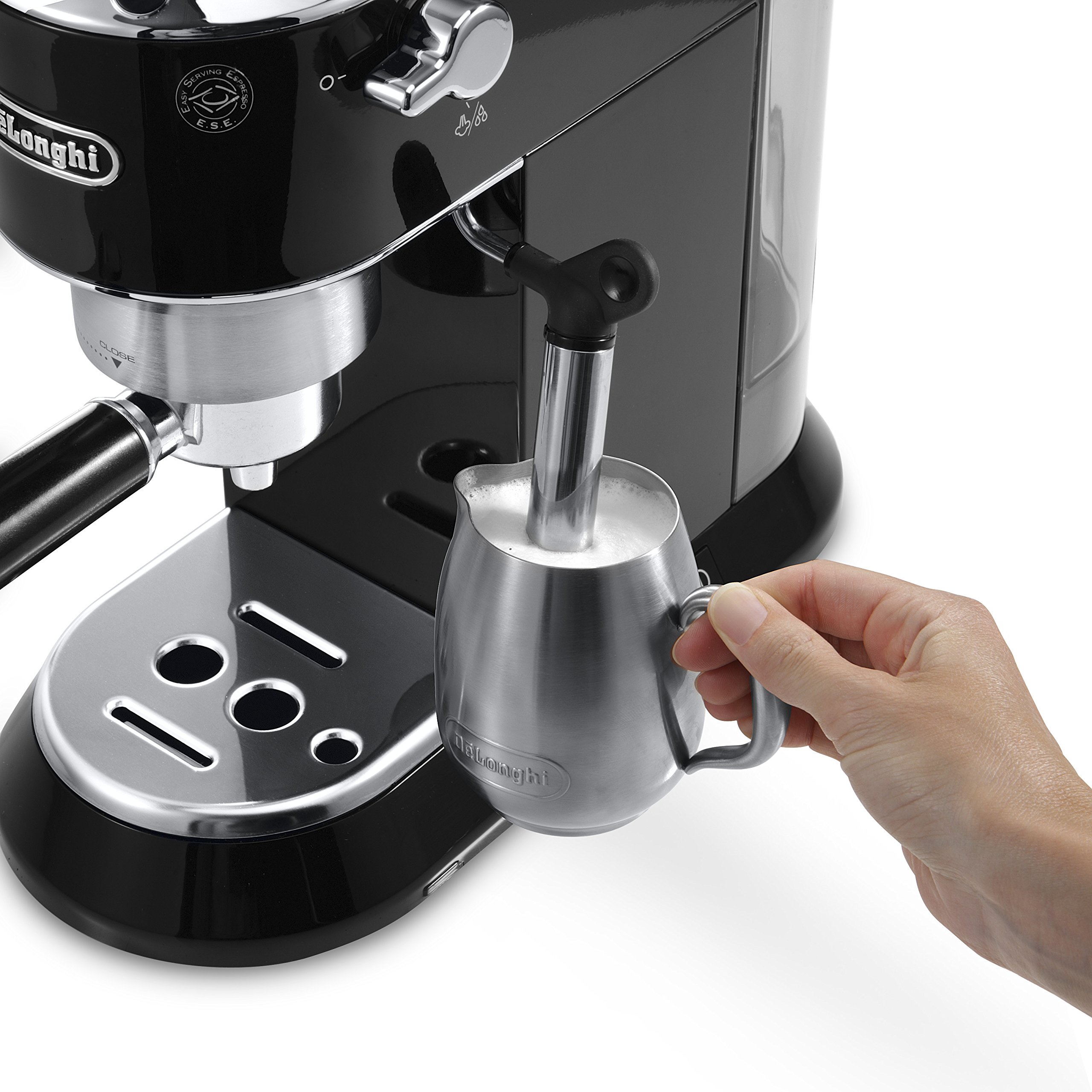 【Appliances】15 Bar Stainless Steel Slim Espresso & Cappuccino Machine,Advanced Cappuccino System