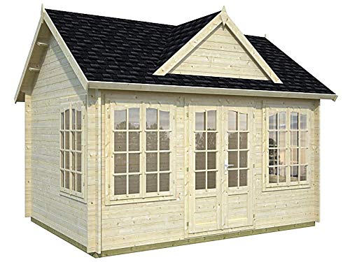 【Home&Garden】Chloe | 123 SQF Kit Cabin, Garden House