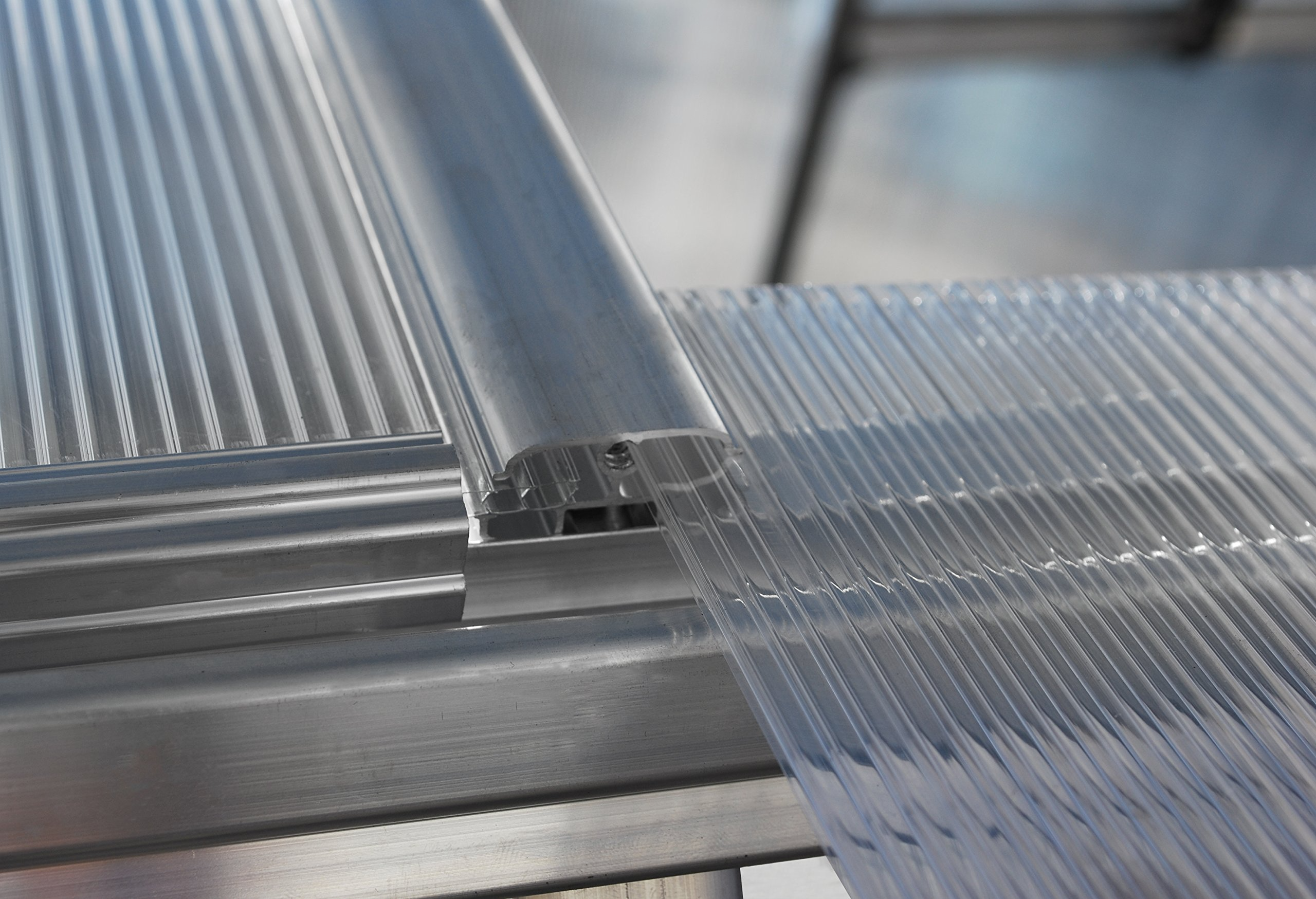 【Home&Garden】Canopia Hybrid Lean-to Greenhouse - 4' x 8' - Silver