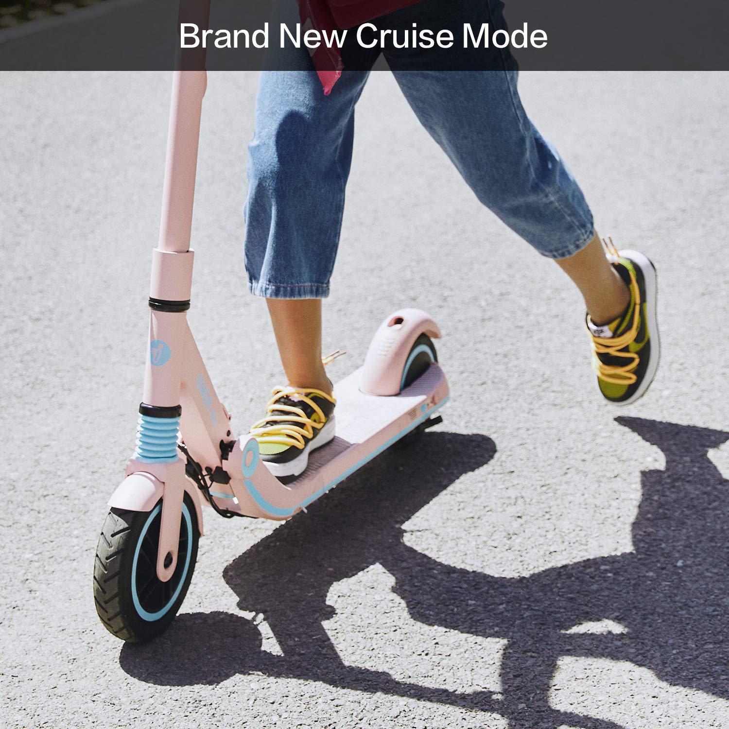 【Sports&Outdoors】Segway Ninebot Electric Kick Scooter for Kids, 6.2 Miles Range & 8.7 MPH(10, 11.2MPH)