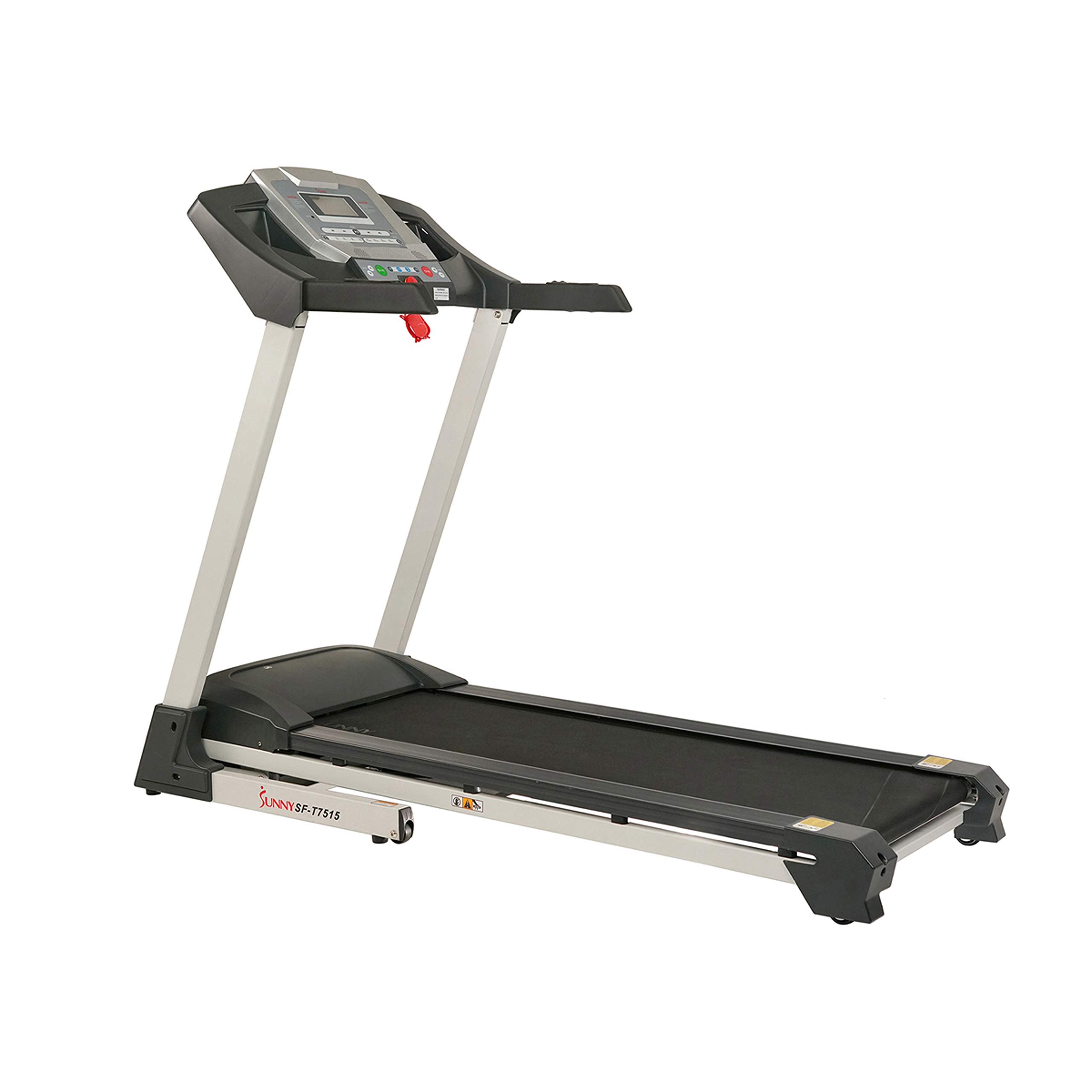 【Sports&Outdoors】Smart Treadmill with Auto Incline, Speakers, Bluetooth, LCD & Pulse Monitor, Phone Function