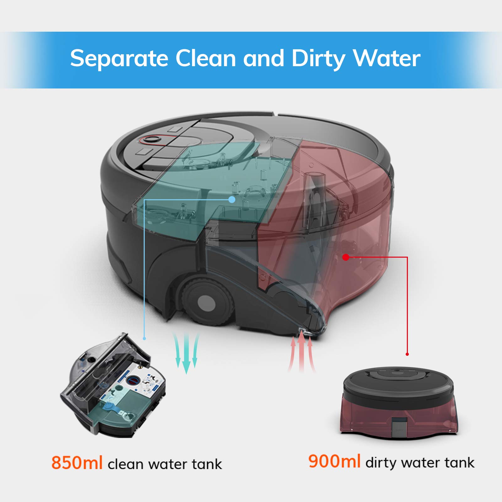 【Appliances】Autonomous Floor Mopping Scrubbing Robot for Hard Floors