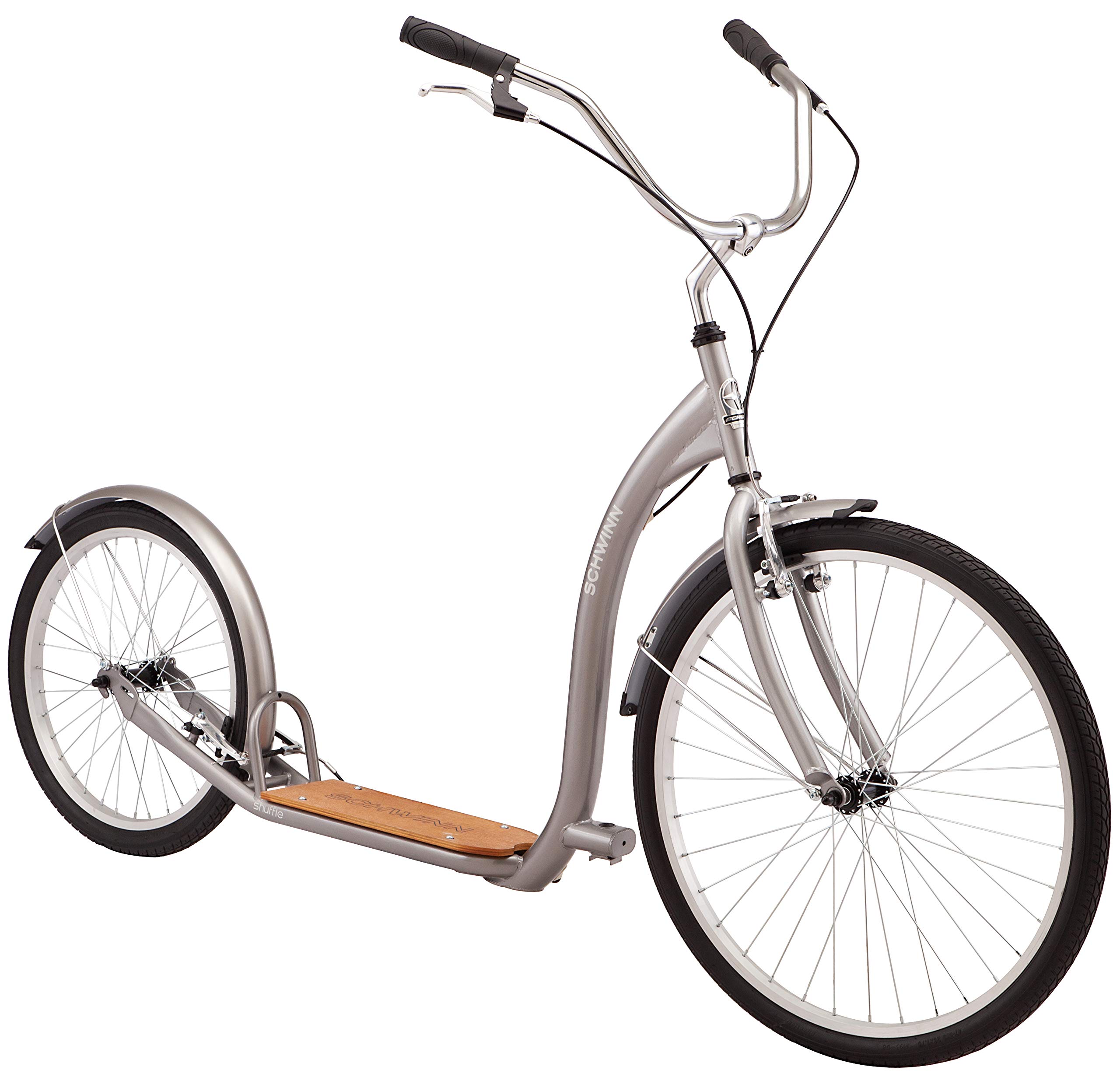 【Sports&Outdoors】Adult Scooter, 26-Inch Alloy Linear Pull Brakes, Steel Frame