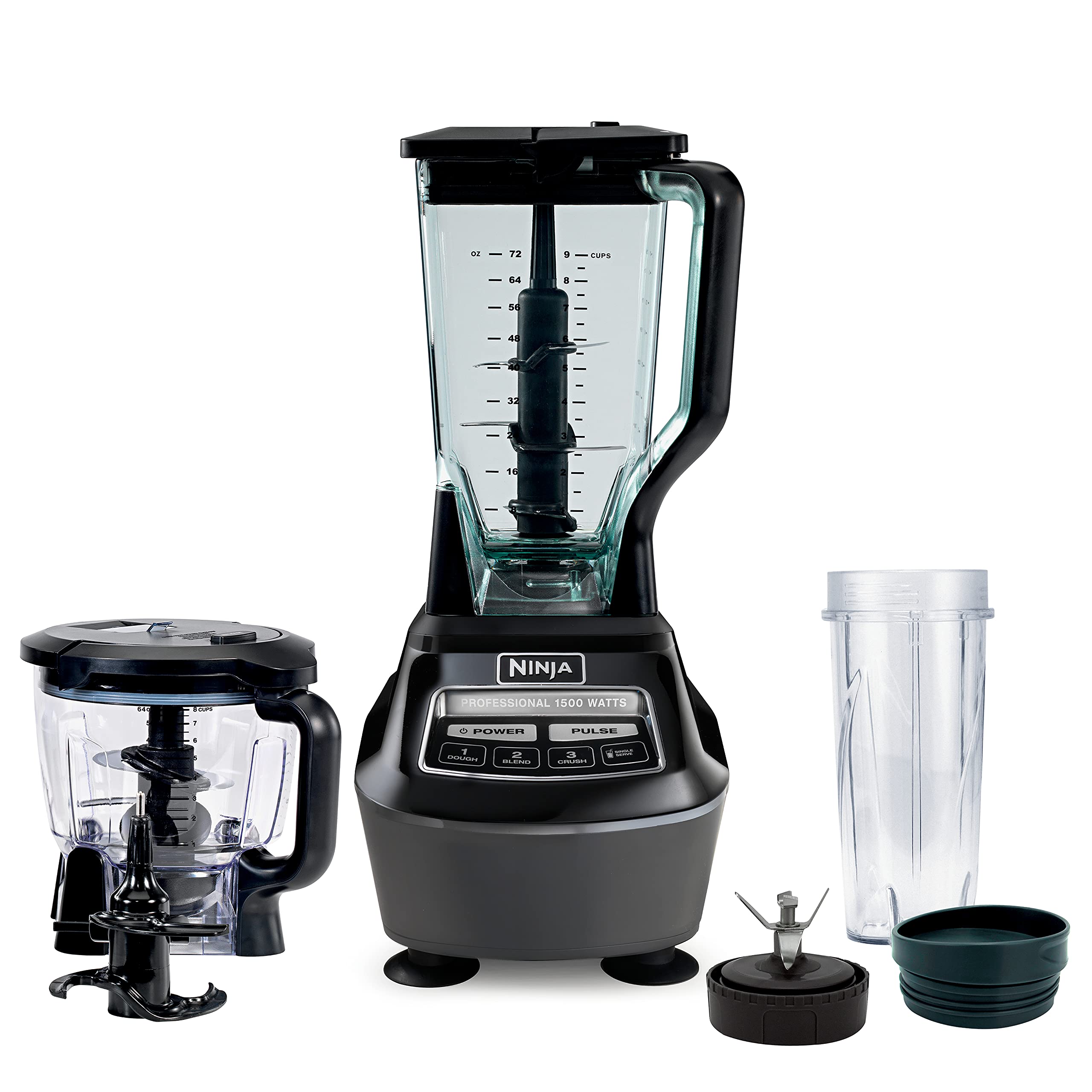 【Appliances】Ninja BL770 Mega Kitchen System, 1500W, 4 Functions for Smoothies, Processing, Dough, Drinks