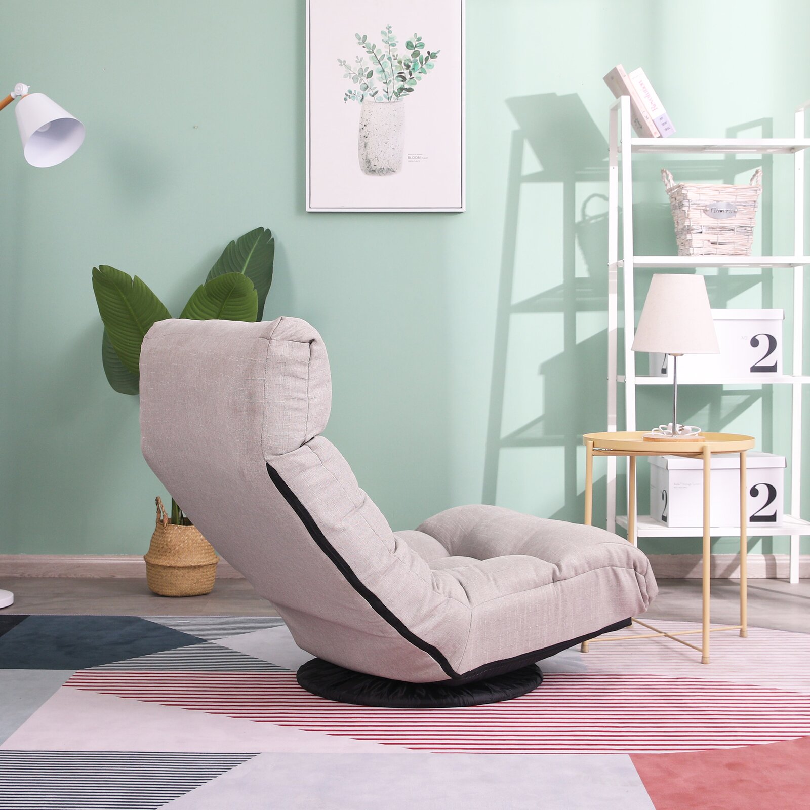 【Furniture】Adjustable Lounge Recliner Floor Game Chair