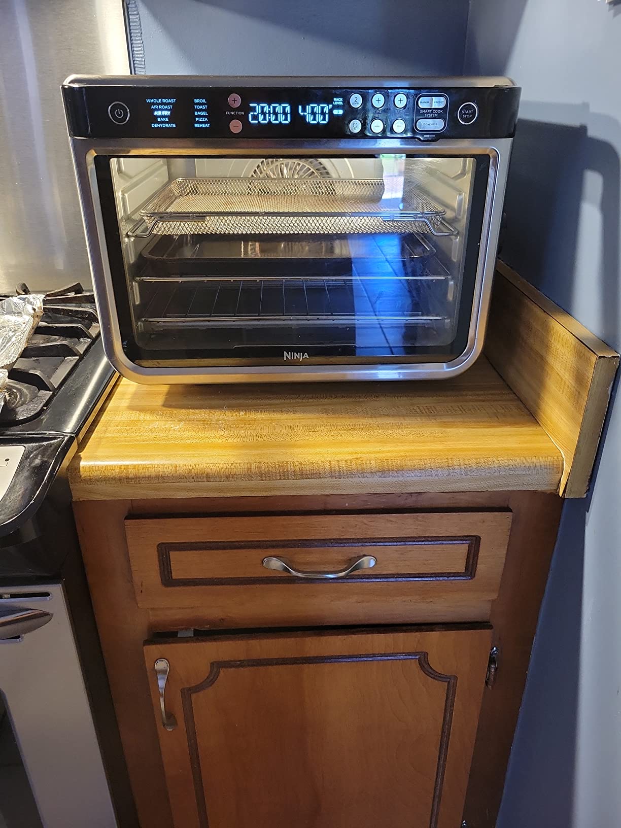 【Appliances】Ninja DT251 Foodi 10-in-1 Smart XL Air Fry Oven, Bake, Broil, Toast, Air Fry, Roast, Digital Toaster