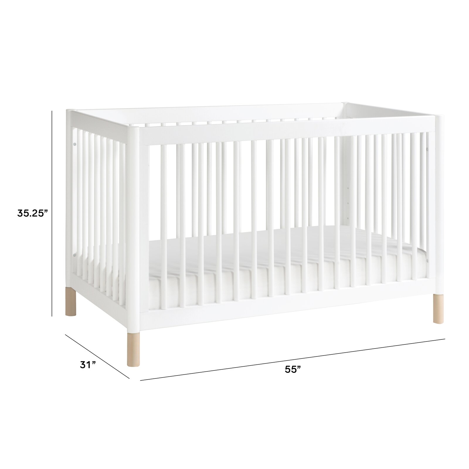 【Baby&Kids】Gelato 4-in-1 Convertible Crib