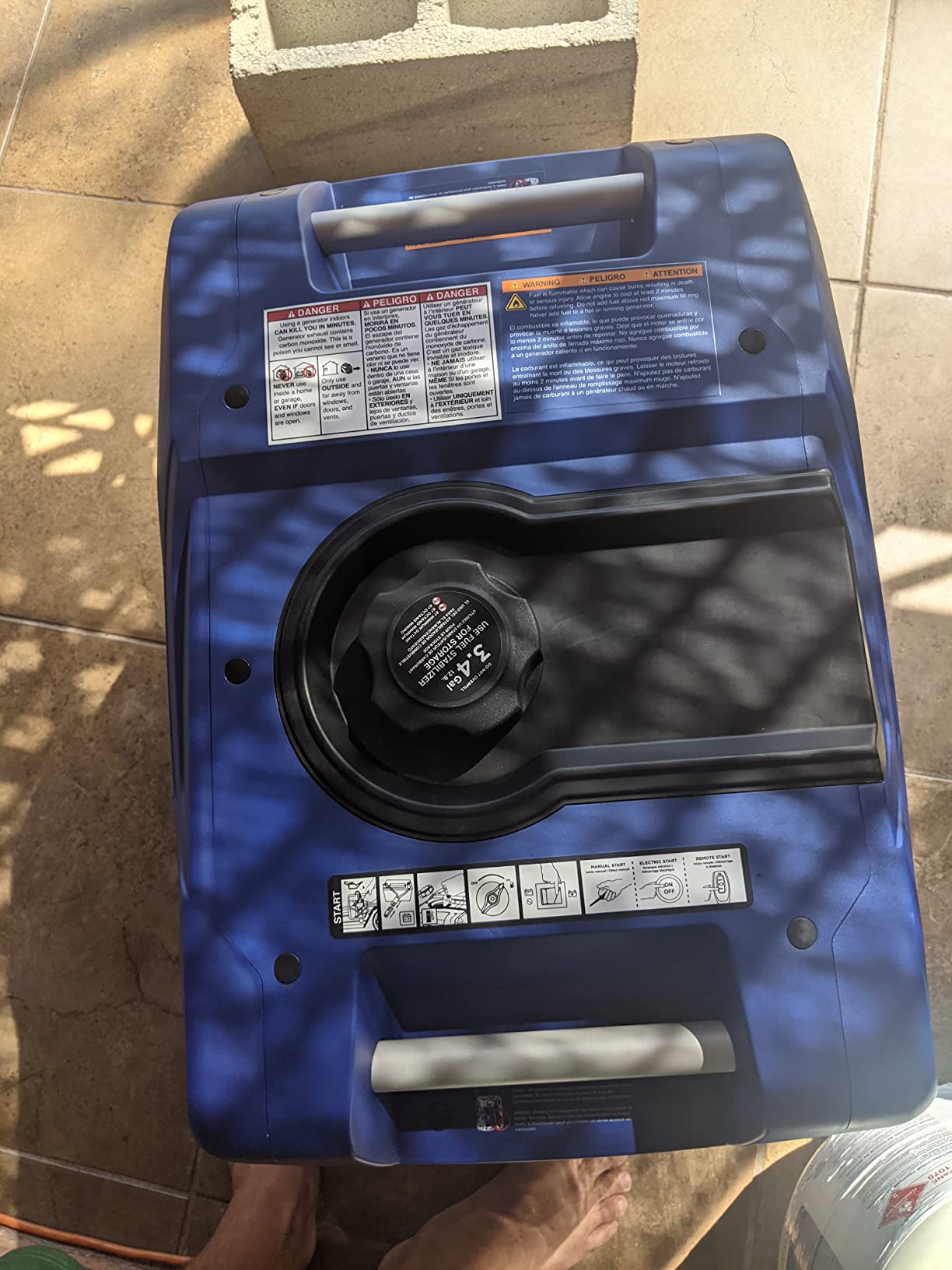 Westinghouse 4500 Watt Super Quiet Portable Inverter Generator, Remote Electric Start with Auto Choke