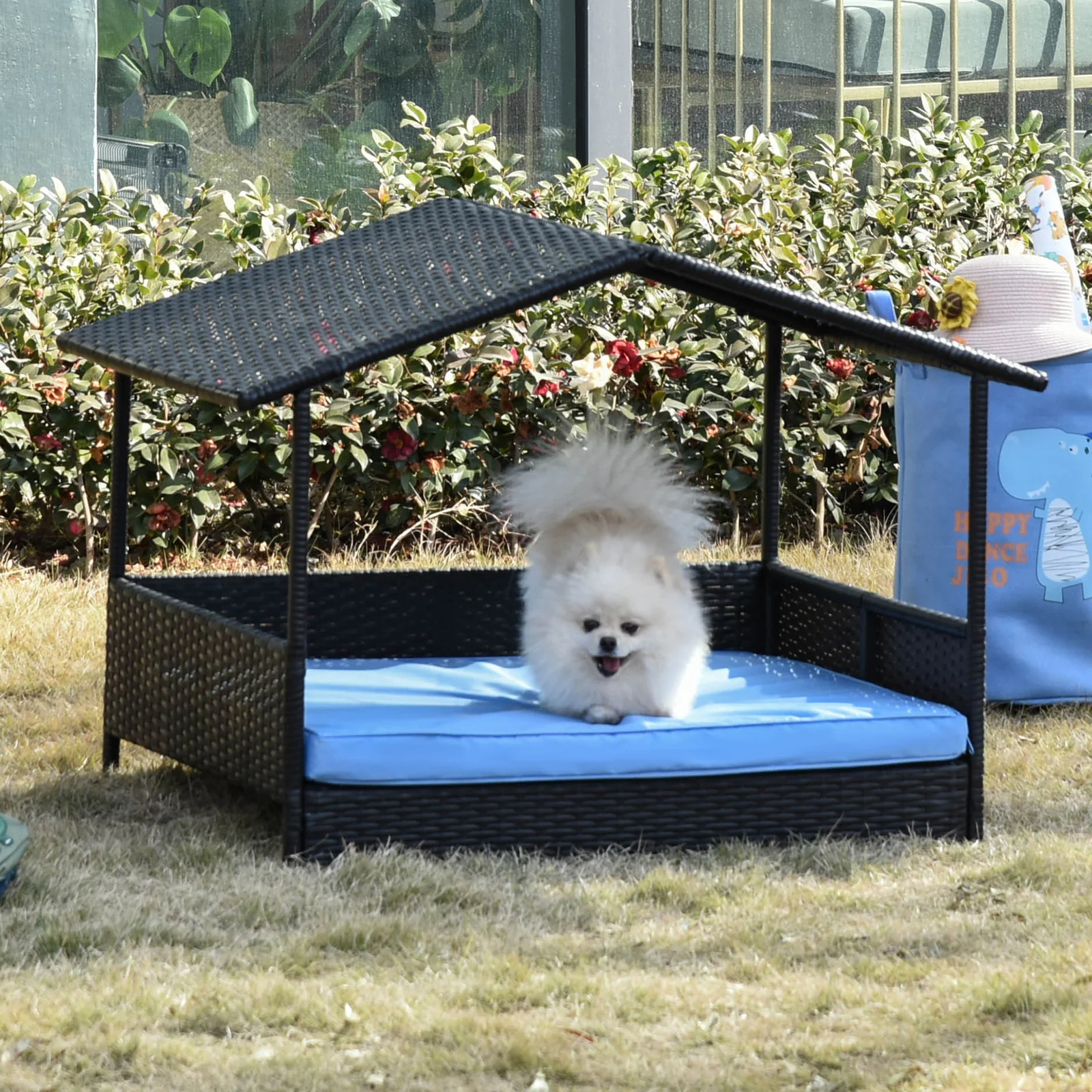 【Pet】Lollis Outdoor Wicker Cot Dog Bed