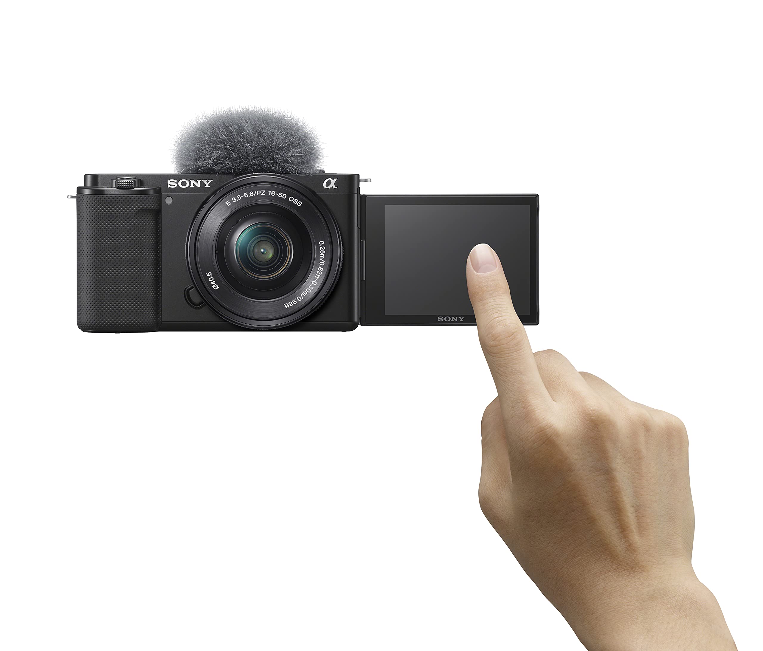Sony Alpha ZV-E10 APS-C Mirrorless Interchangeable Lens Vlog Camera + Content Creator kit 